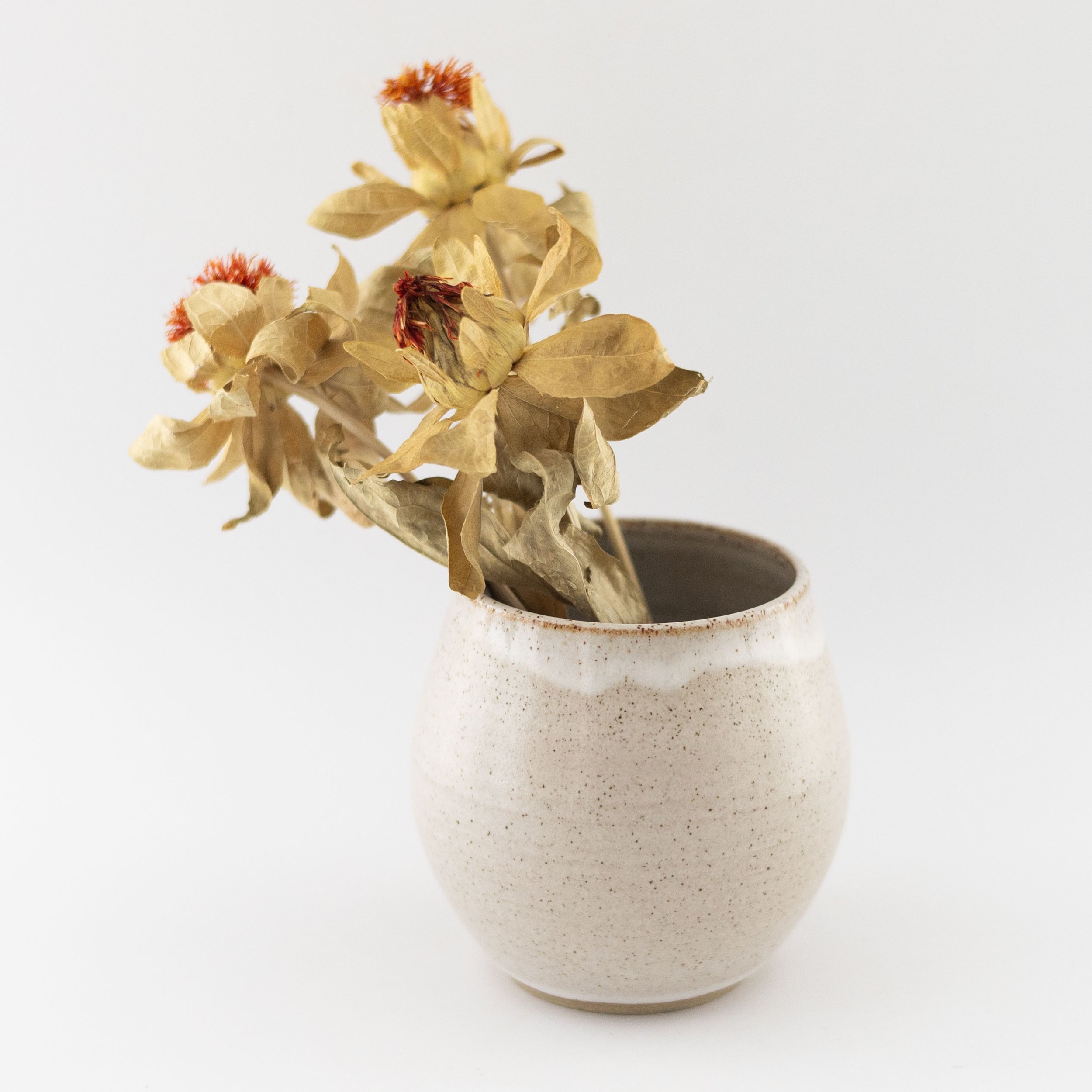 Seafoam Small Tulip Shape Vase by Saskia Daniel