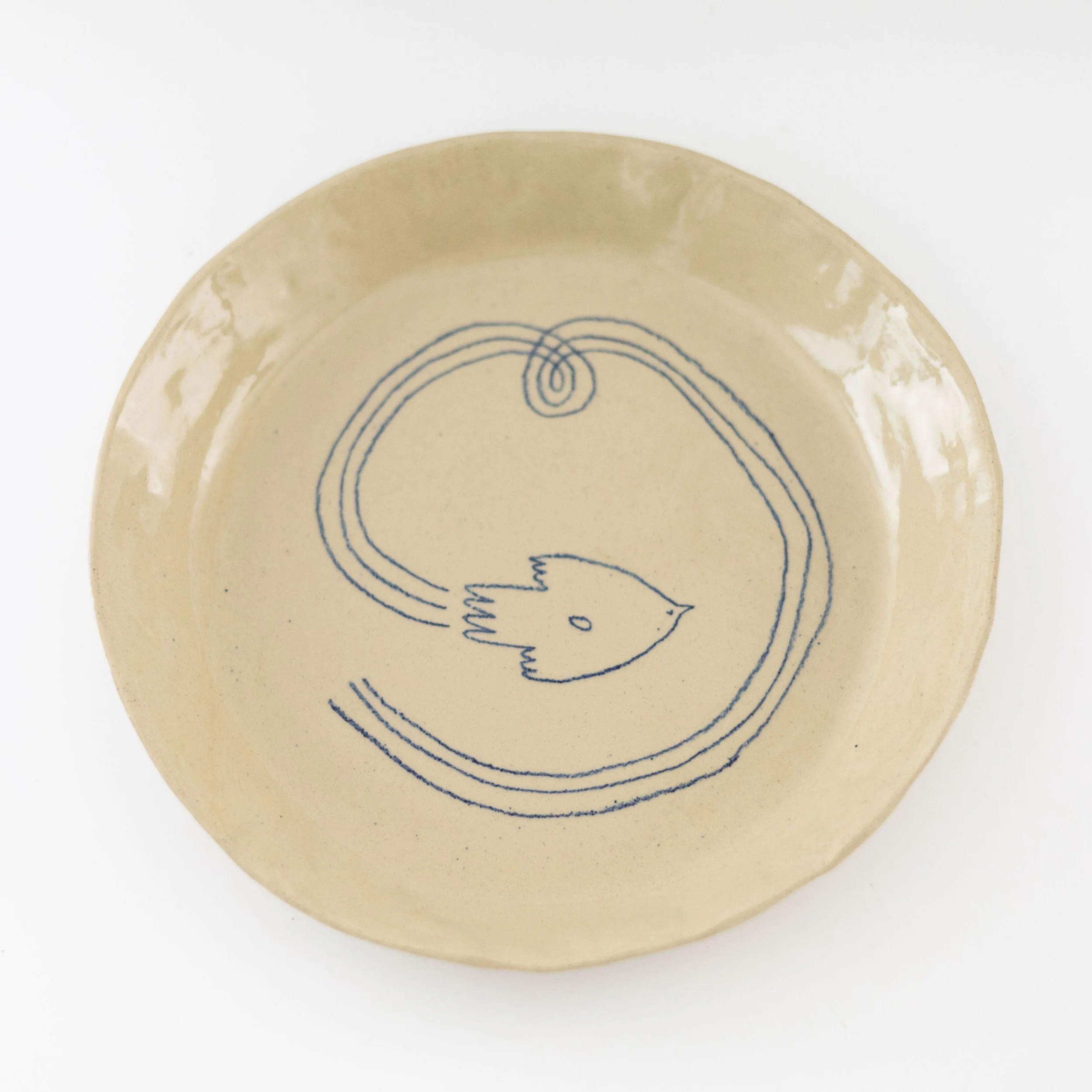 Large Bird Dish by  Martha Blanche Sidonie