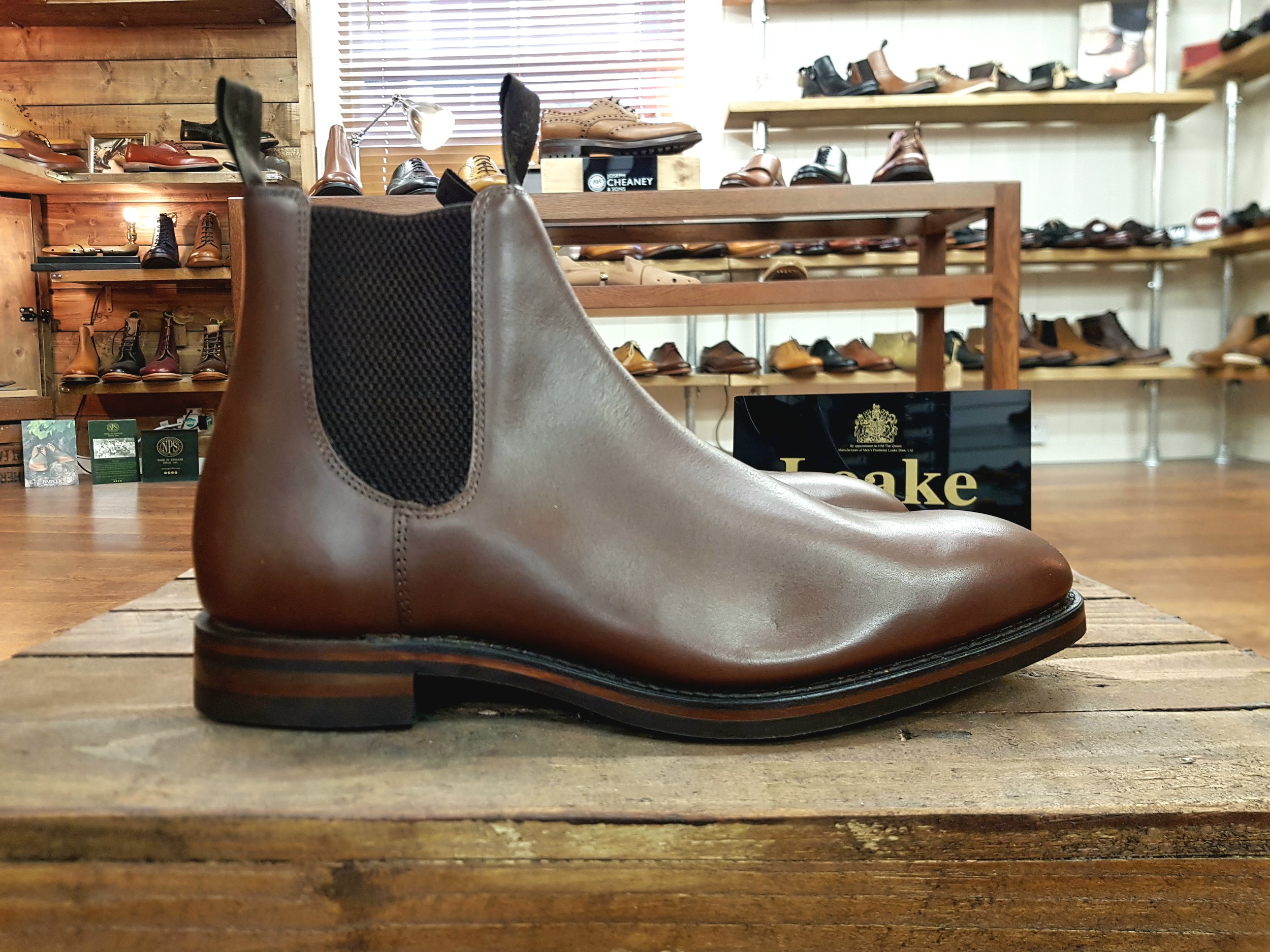 loake ascot chelsea boots