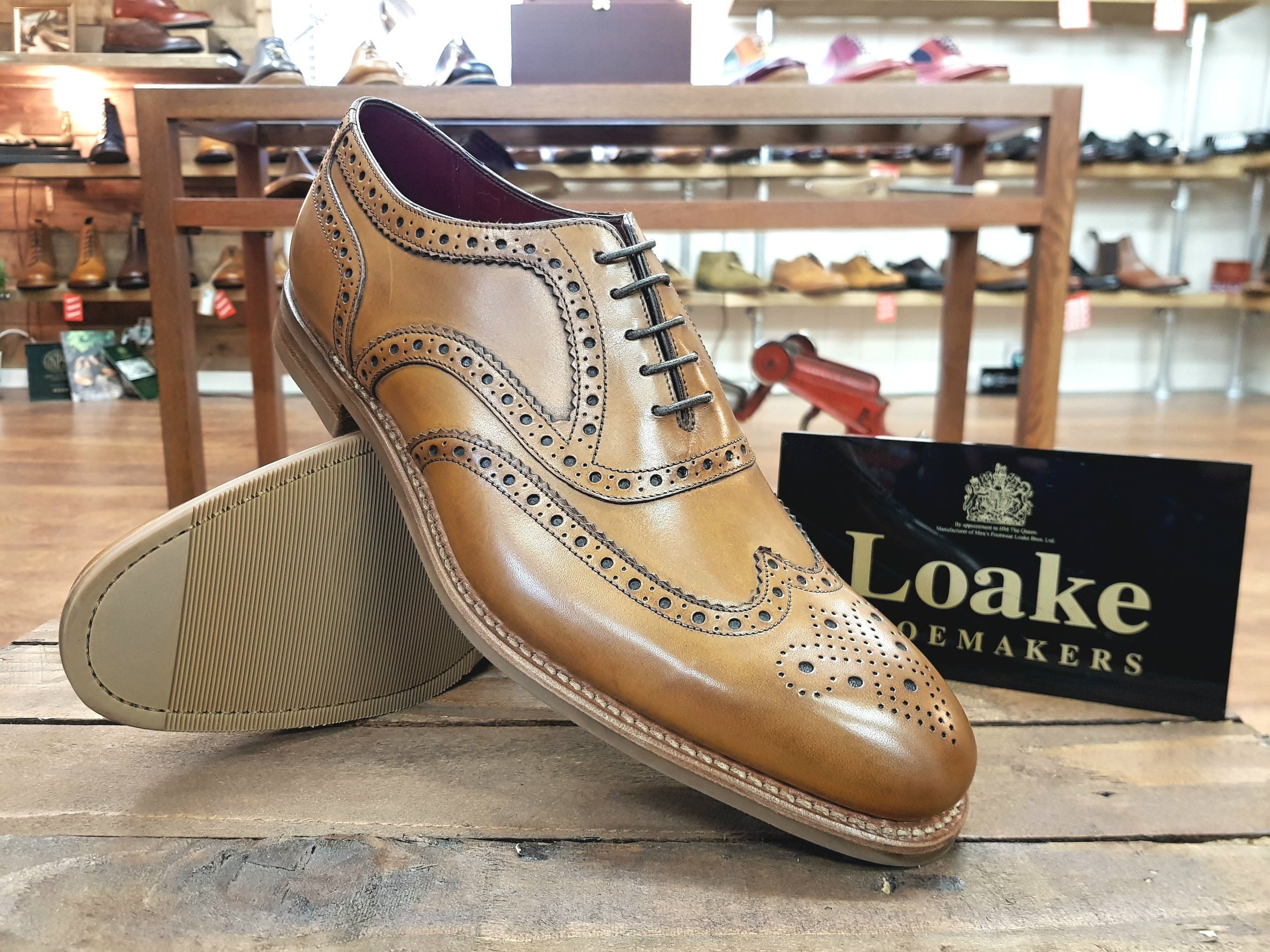 loake kerridge tan