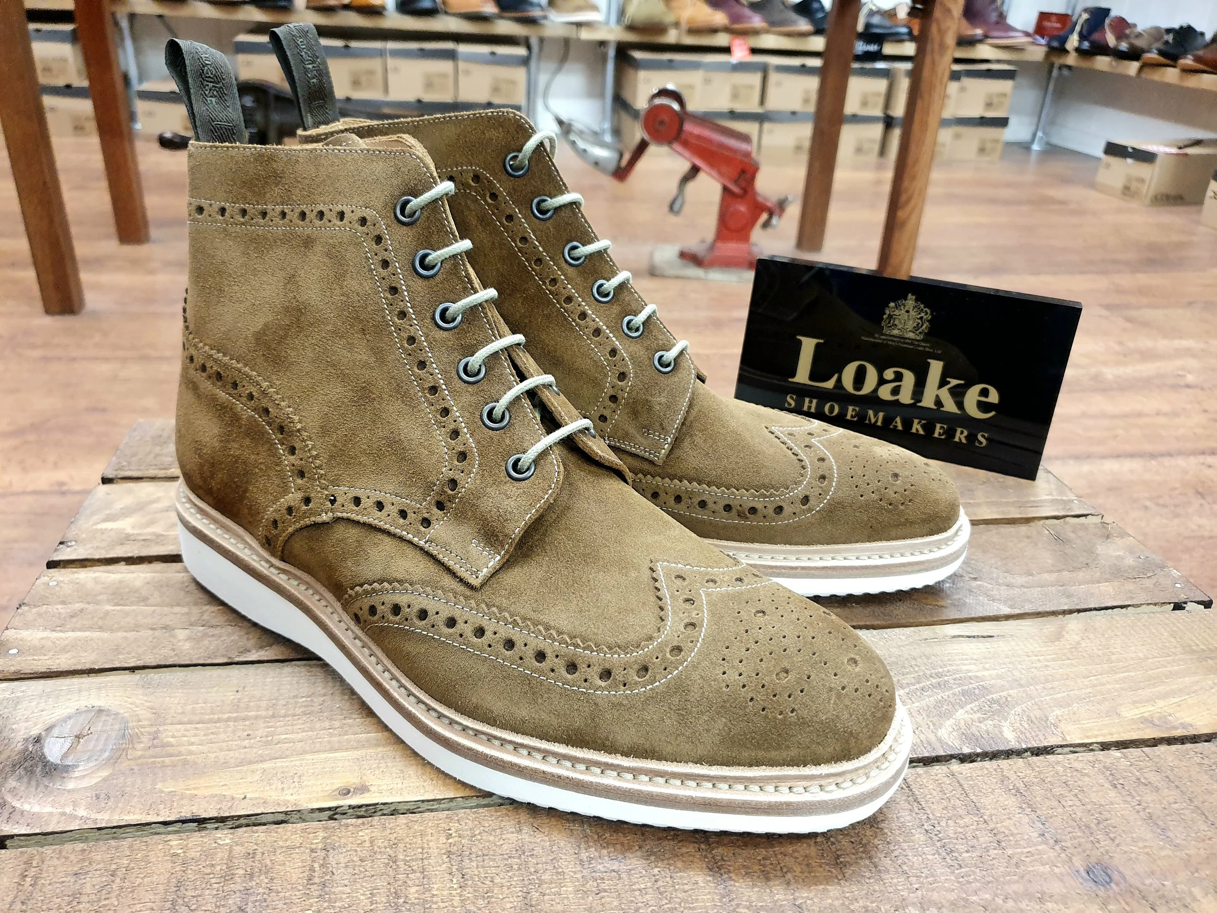 loake mamba suede