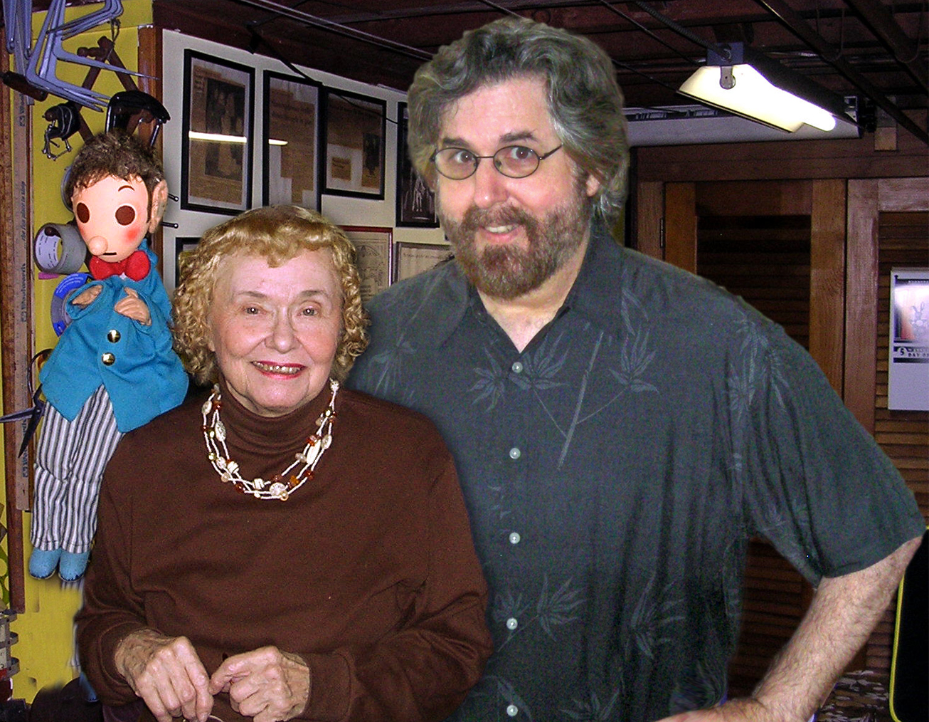 With Carol Fijan, author of Making Puppets Come Alive