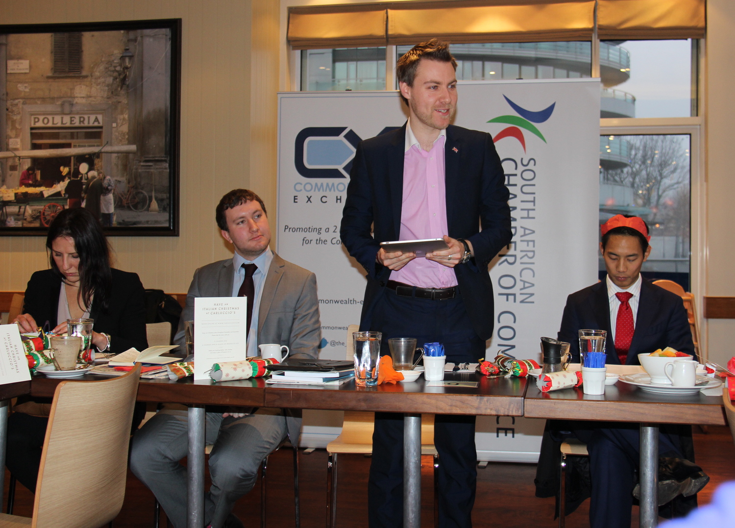 CX speaking at the South African Chambers - Dec 2013