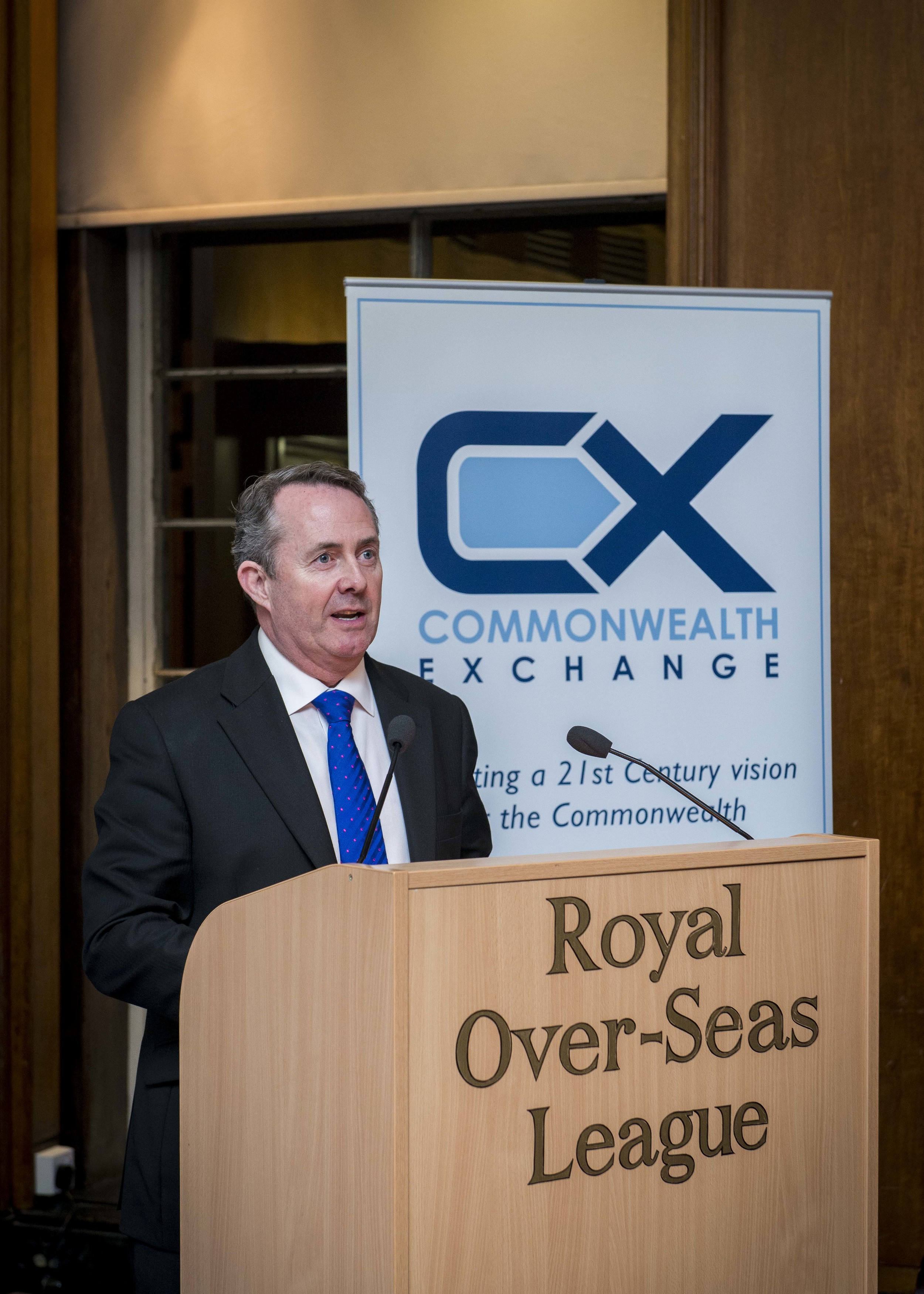 Dr. Liam Fox MP at our defence report launch - March 2015