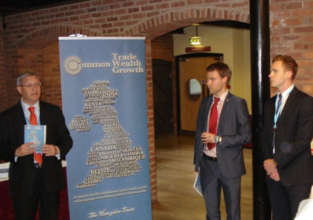 Andrew speaking at the launch of "Common-Trade, Common-Growth, Common-Wealth"