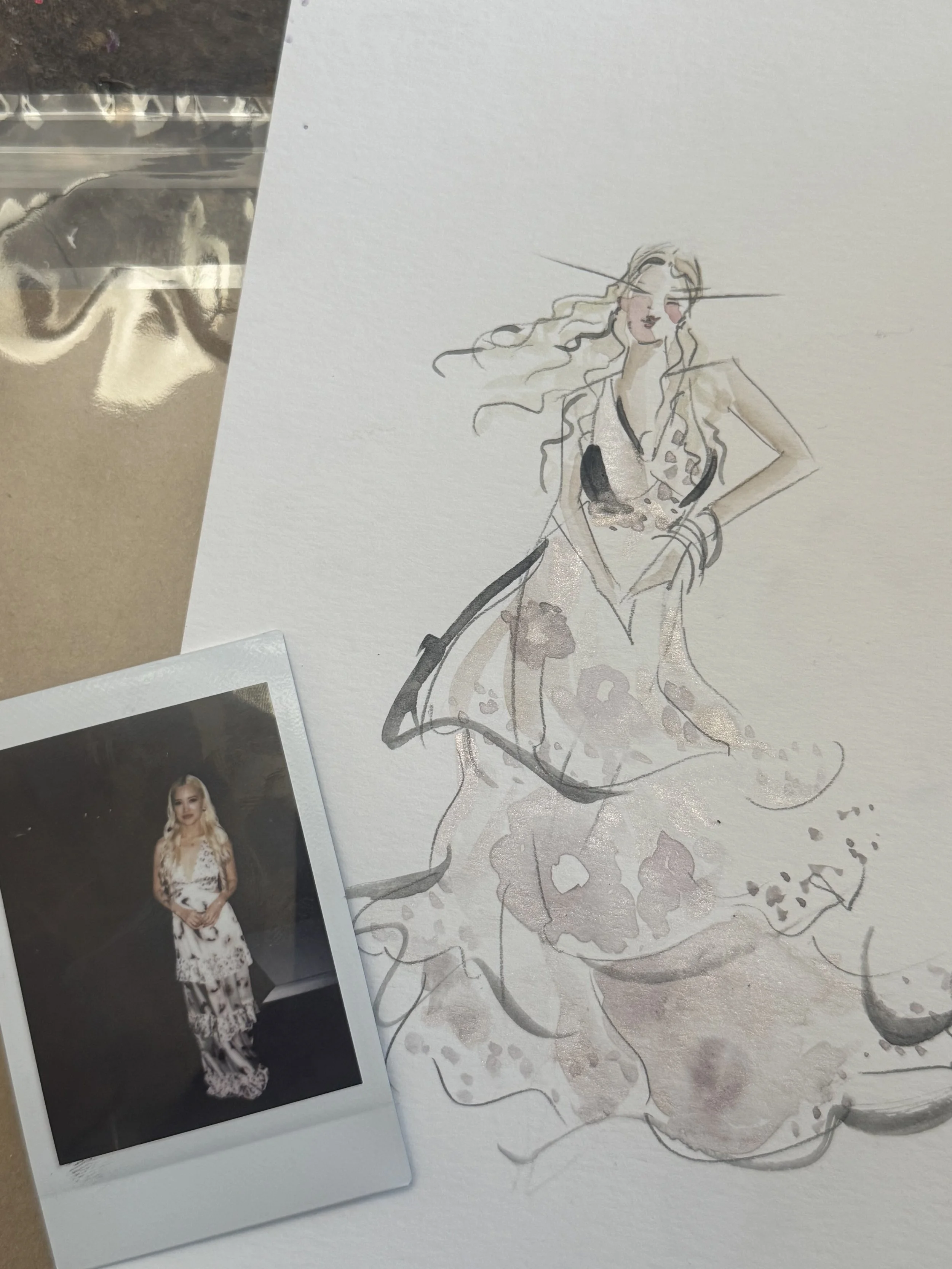  Our Signature Editorial Illustration Stlye for live painting  