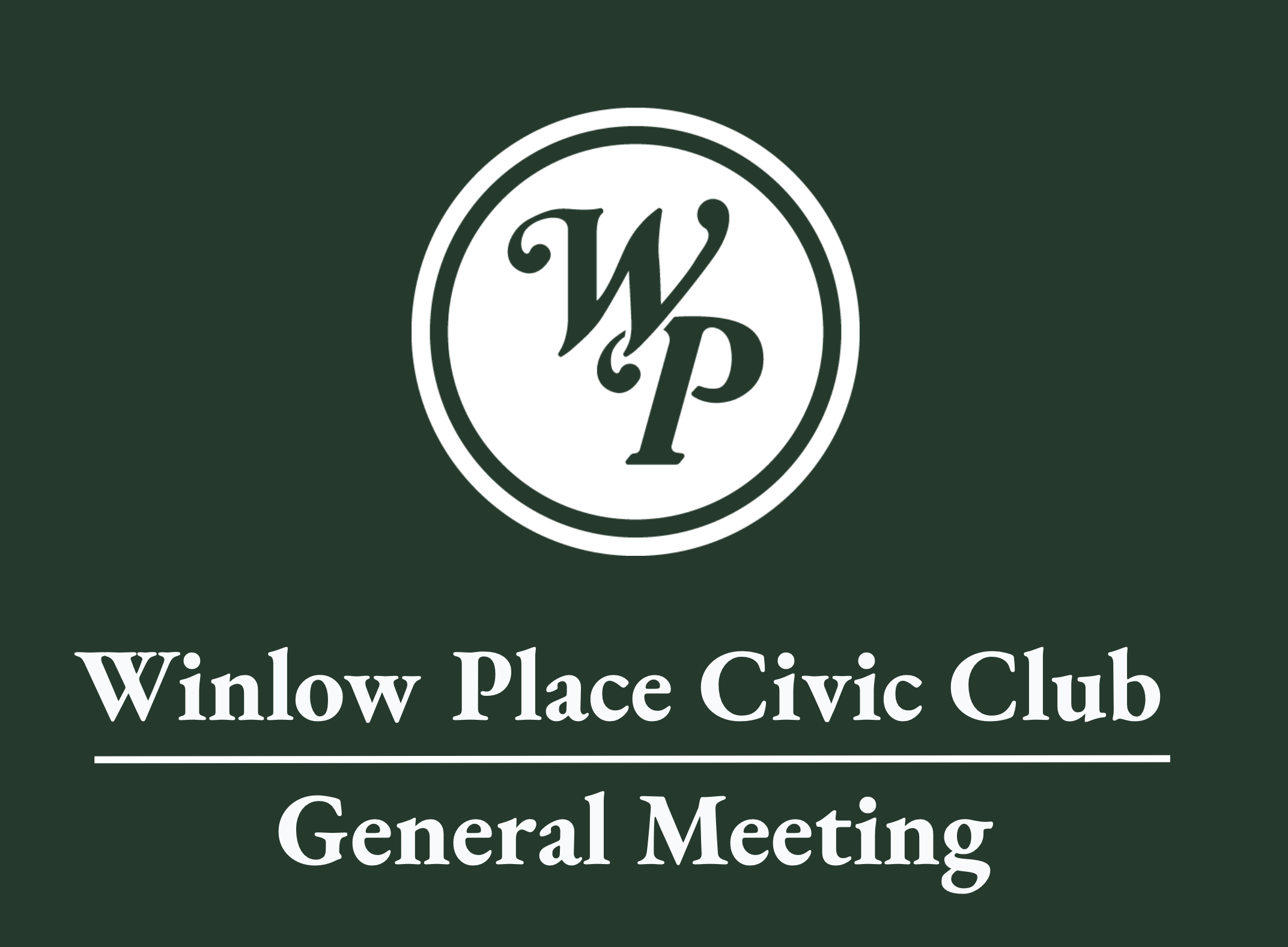 General Meeting — Tuesday, February 2, 2027
