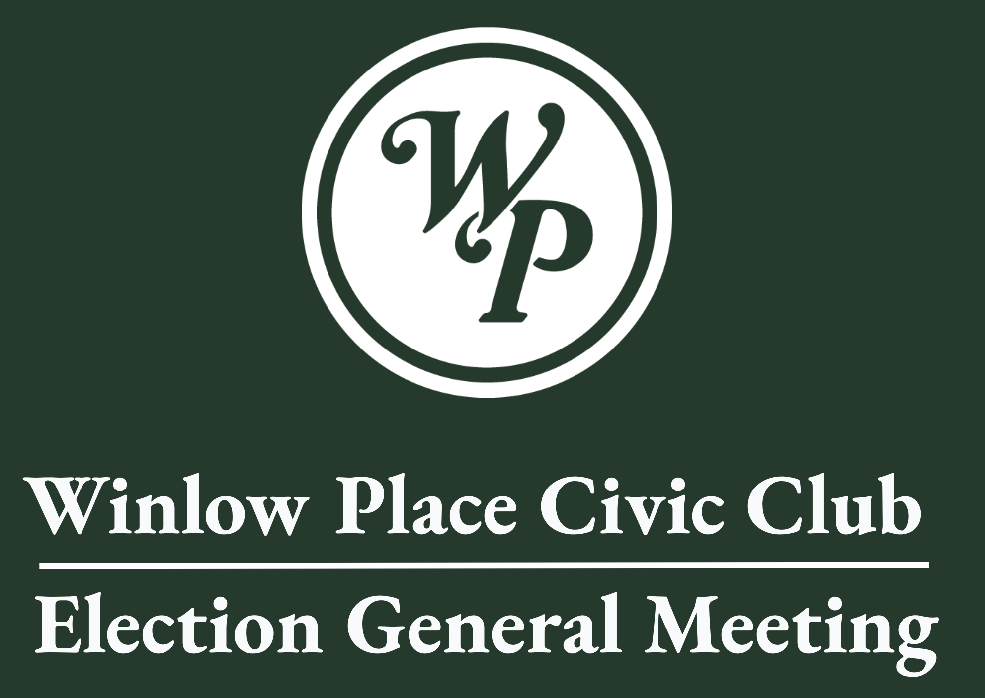 Election General Meeting - Tuesday, December 1, 2026