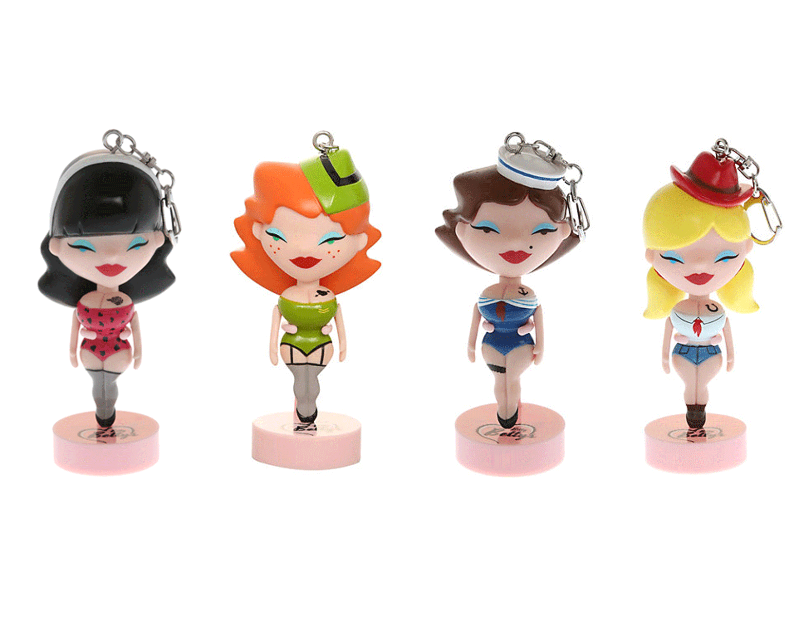 Vinyl Bitty Bettys Keychain Collectibles