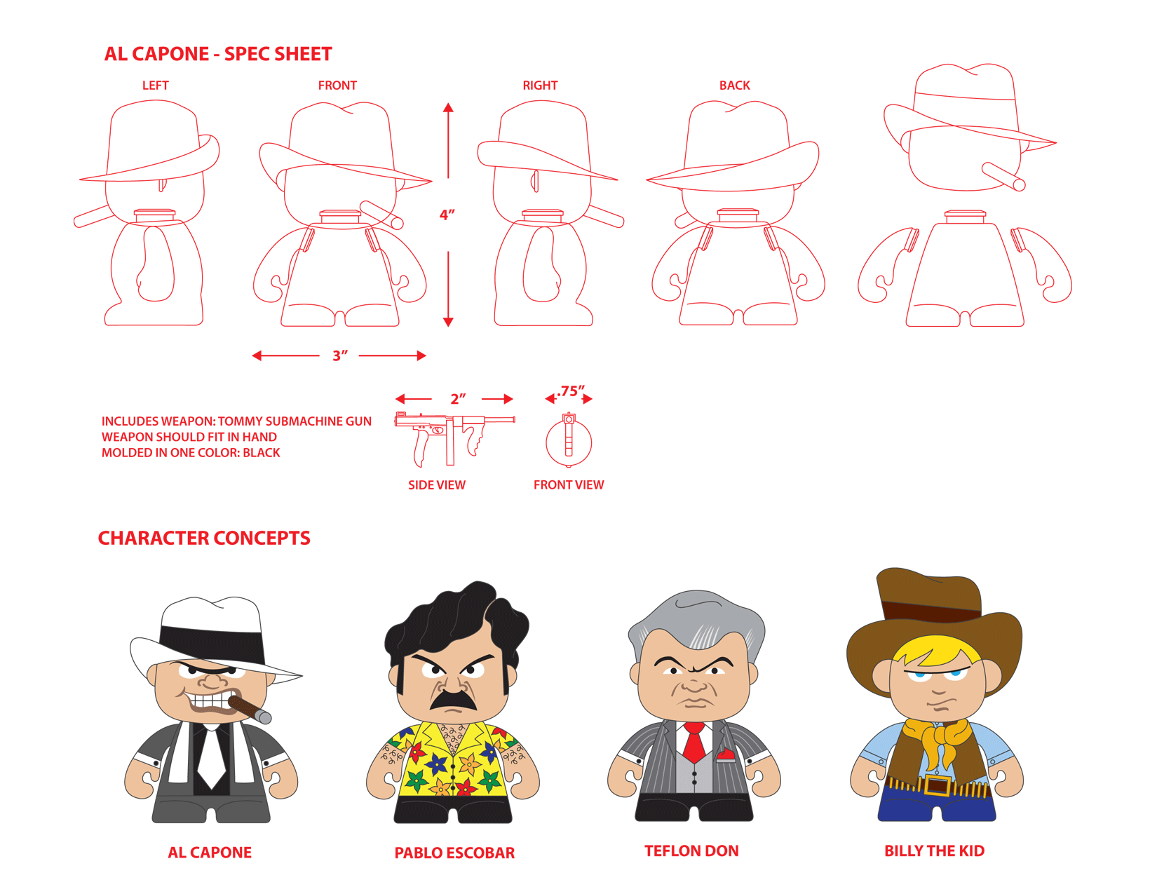 Mobstars Collectible Vinyl Figure Concepts