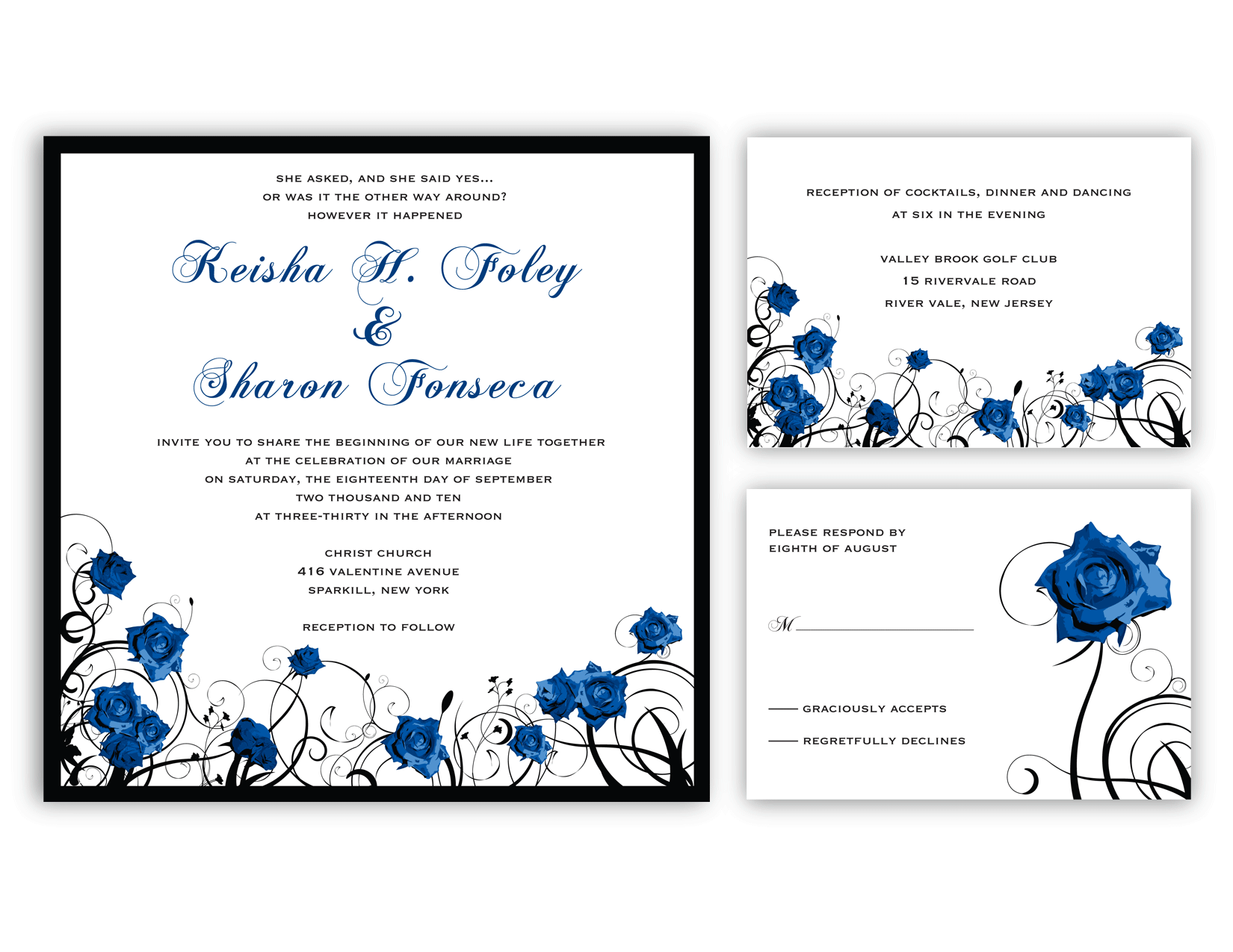 S&K Wedding Invitation