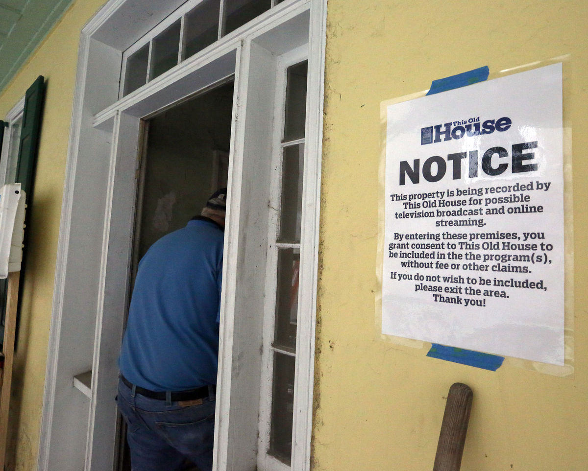 "This Old House" crews are filming the renovation by dropping by for new segments about every three weeks. Brad Nettles/Staff. Brad Nettles bnettles@postandcourier.com