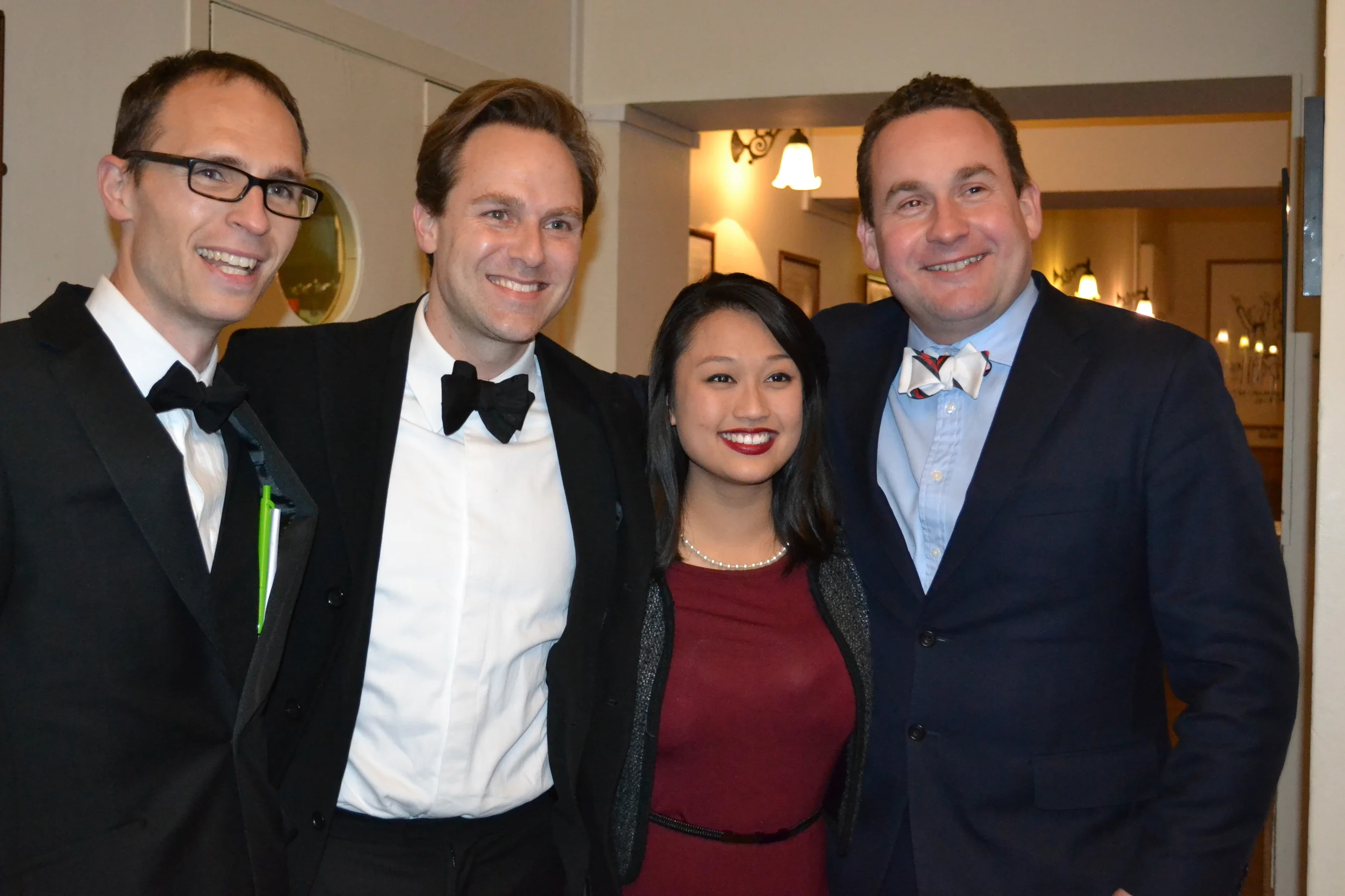 Our debate often features prominent academics and legal professionals. From left to right: Dr Matthew Dyson (Trinity College), Dr Brendan Plant (Downing College), Rose (2015 Committee), Hugo Lodge (barrister).