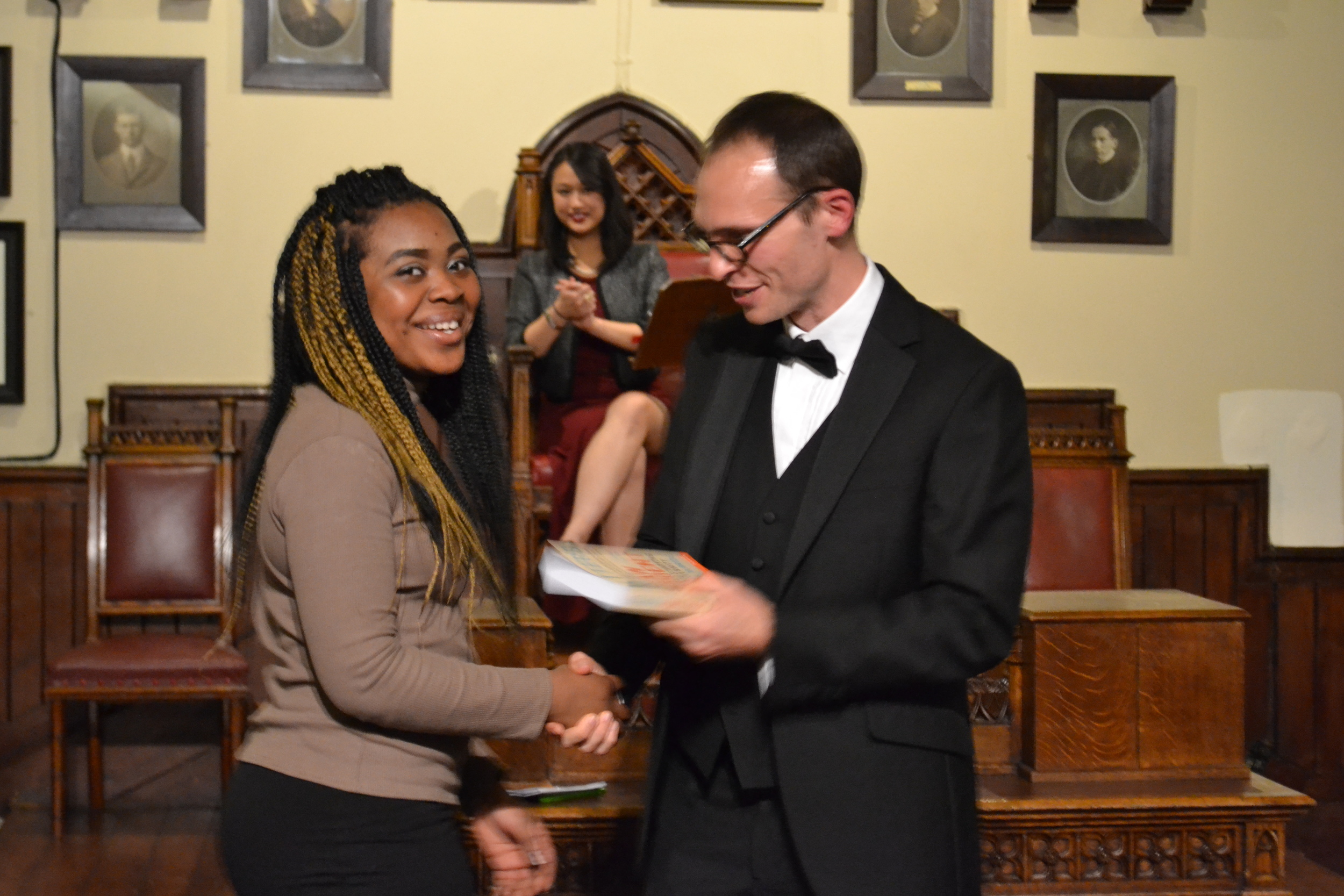 ...and a prize is awarded to the student who gives the best submission!