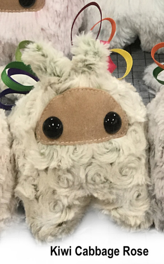 Snow Ninja Bunny Bun Bun (Green Kiwi Cabbage Rose) - 5 Sizes