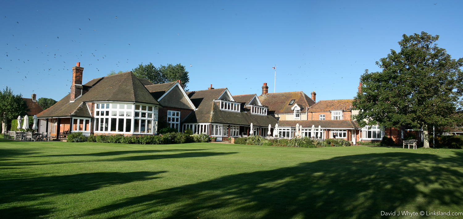 Some English golf clubs still retain a certain air...