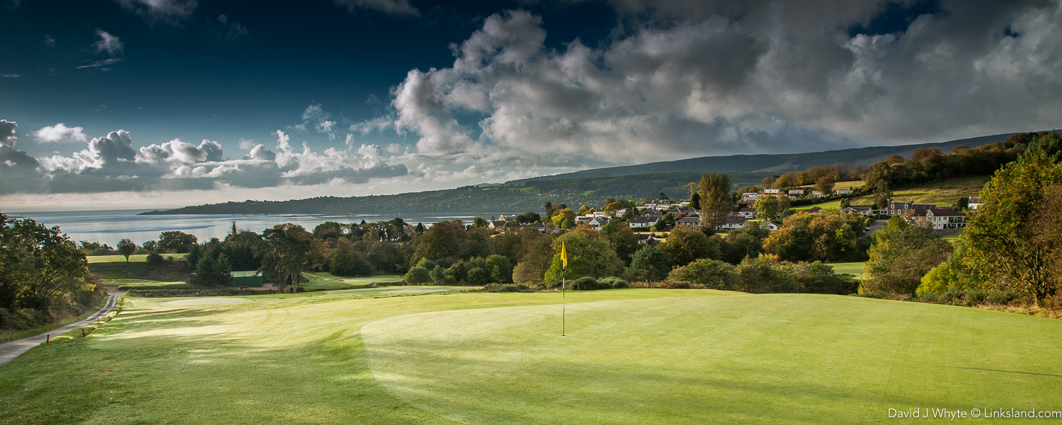 Lamlash Golf Club might be slightly hilly but the stunning views especially across to the Holy Isle more than make up for it. 