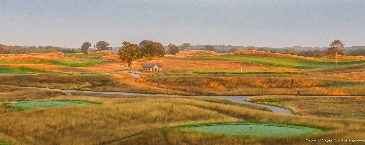 The Erin Hills course put me in mind of a great, shaggy dog.