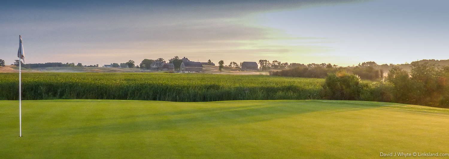 There are stretches of Erin Hills that remind you, you are deep in Wisconsin farmland