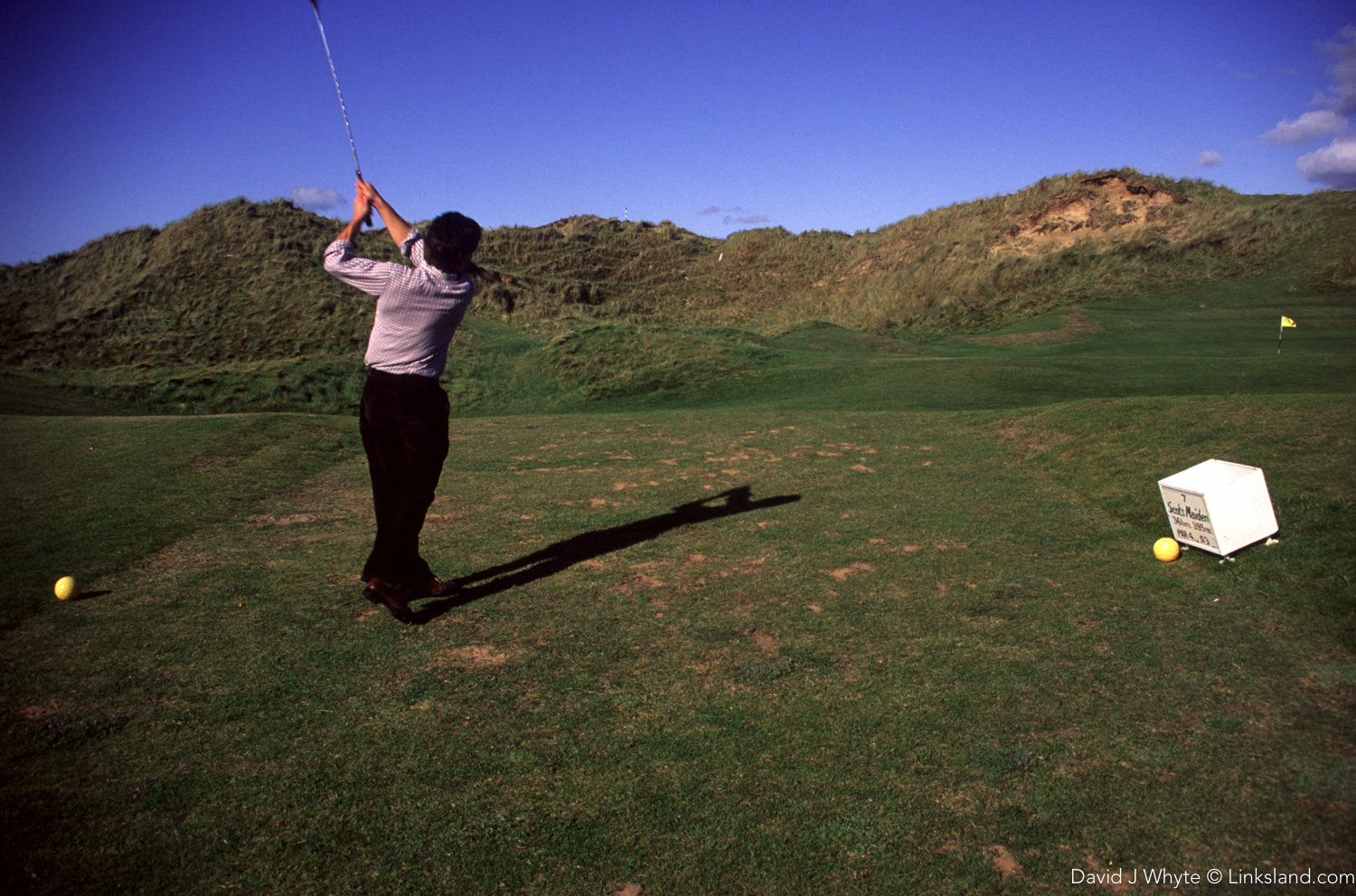 A blast from the past... back in the early 90's, the young Alistair Tait of Golf Monthly tees off into the great unknown. 