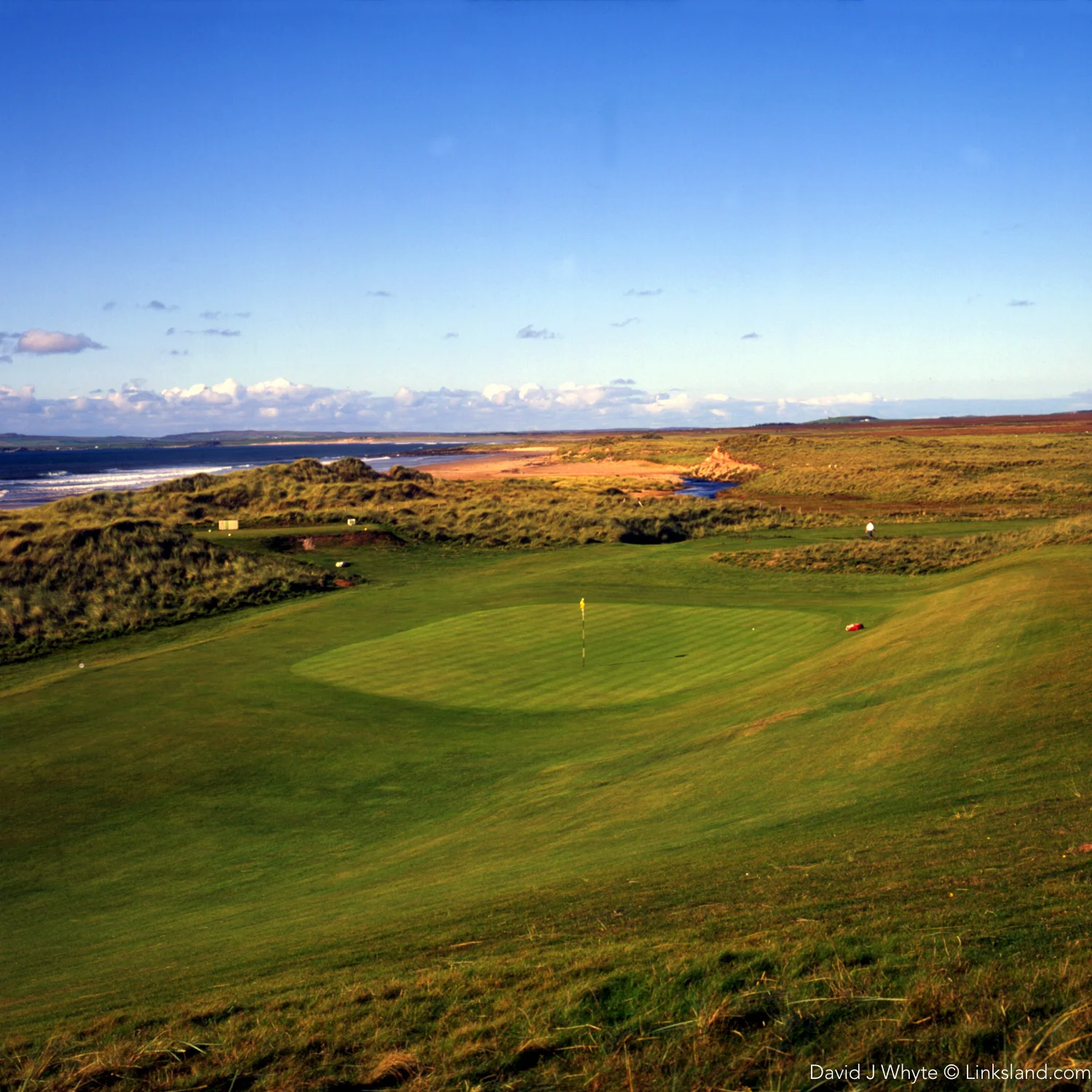 The old Machrie greens were rustic to say the least.