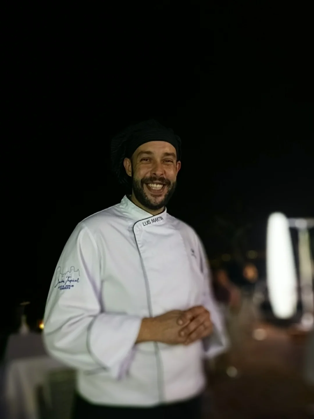 Chef Luis Martin orchestrated a magnicicent 'taster' menu at Las Rocas Restaurant in Jardin Tropical Hotel