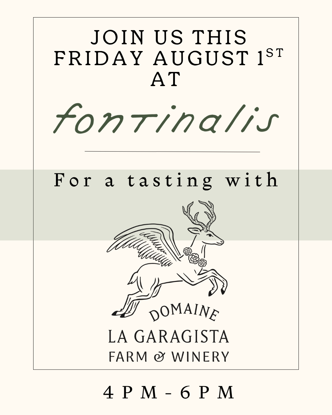 Tasting at Fontinalis 08.01.2025