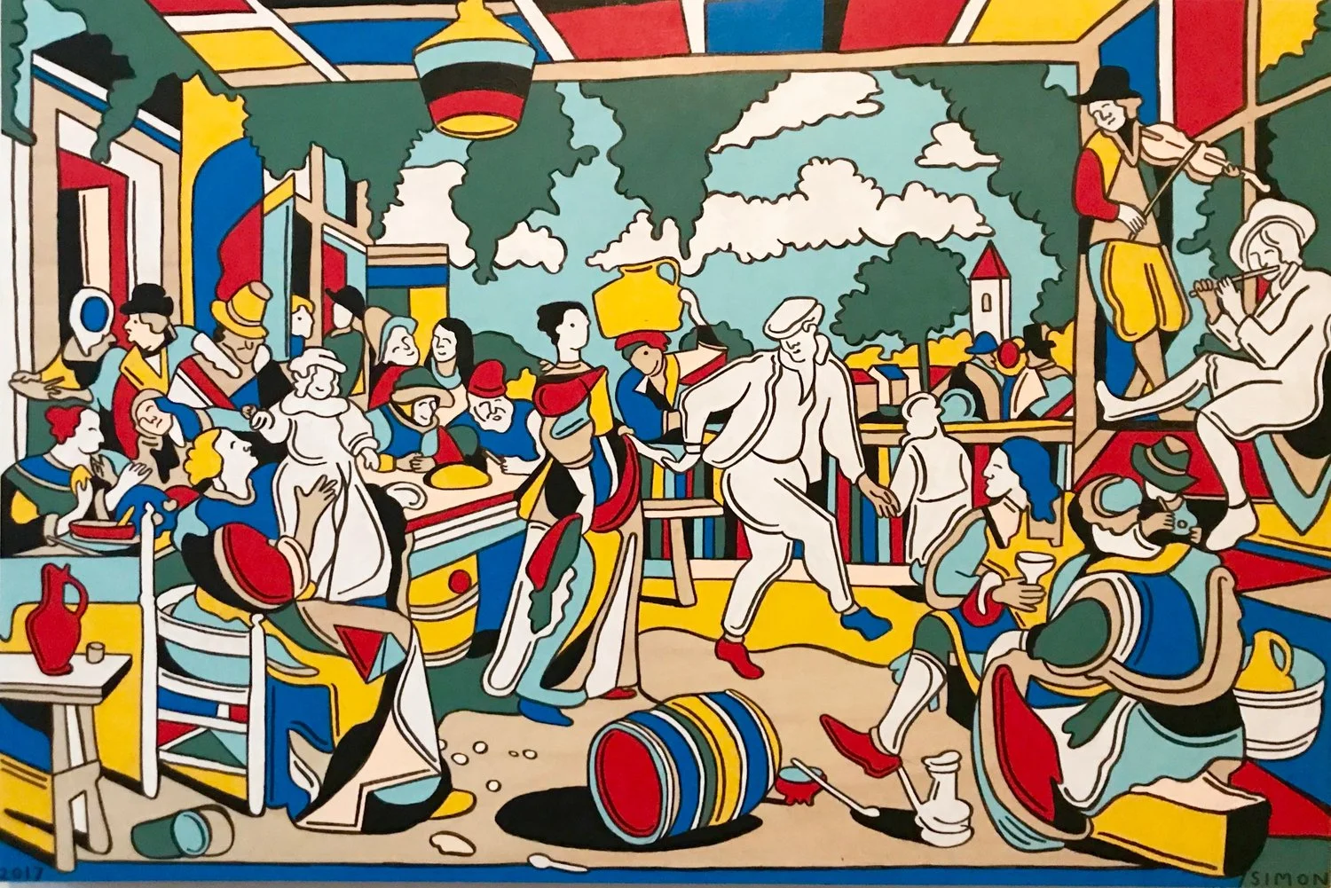 The Dancing Couple (After Jan Steen)