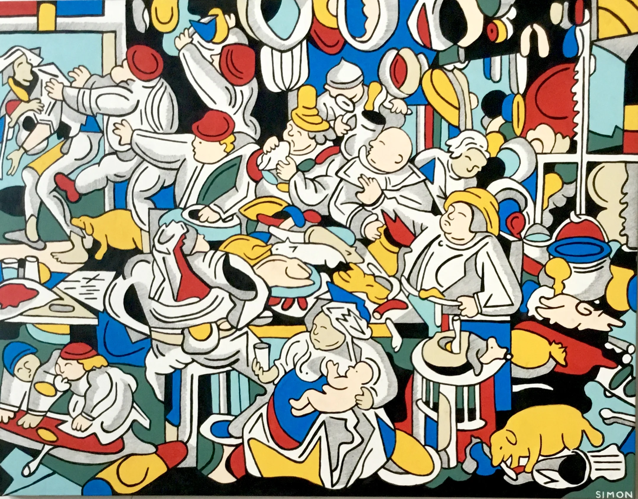 "The Fat Kitchen" (After Pieter Bruegel the Elder)