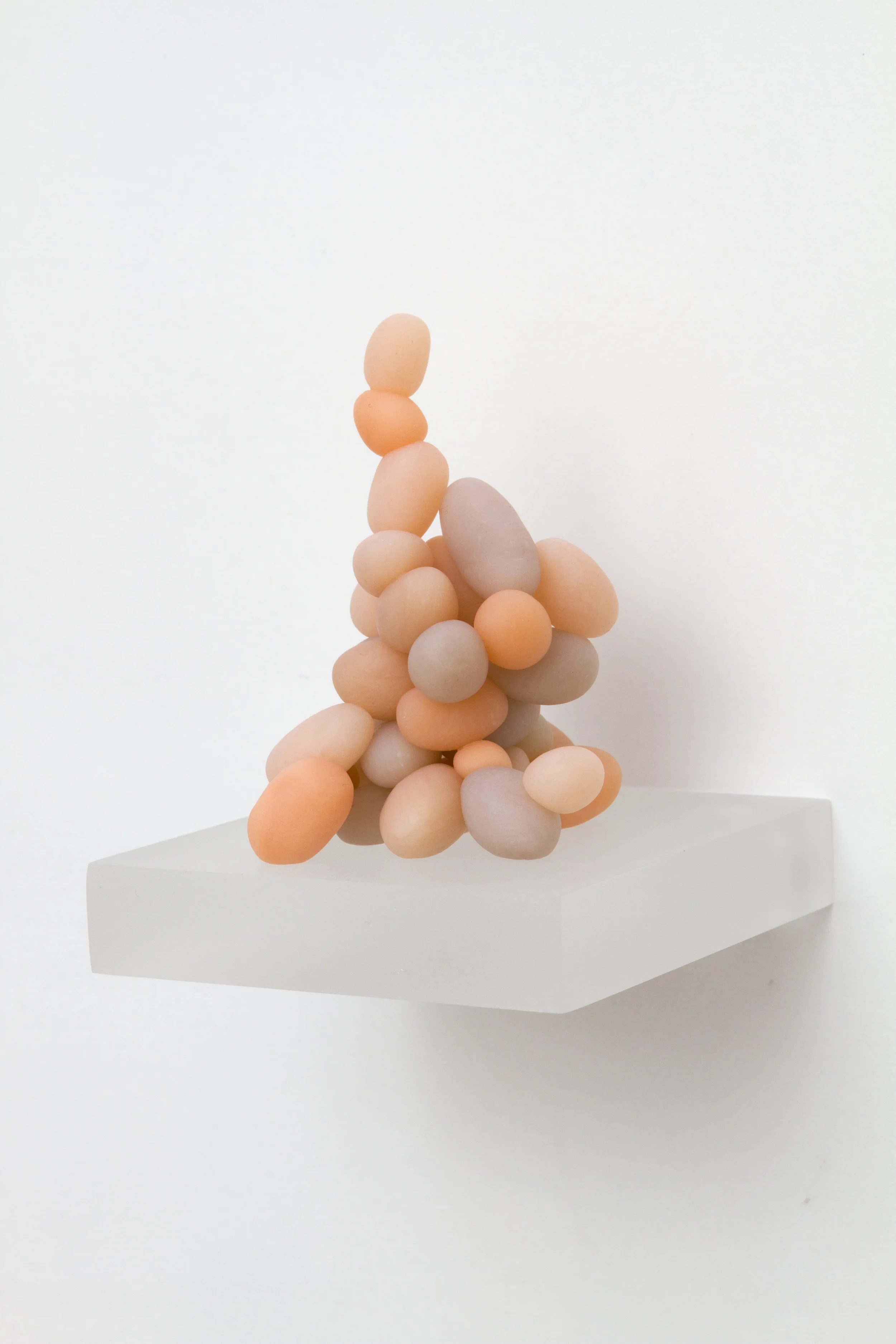  Untitled (Elemental 9) 2015 | Polymer, ink, acrylic base 4 1/8 “h X 3 ½ “w X 3 ½ l 