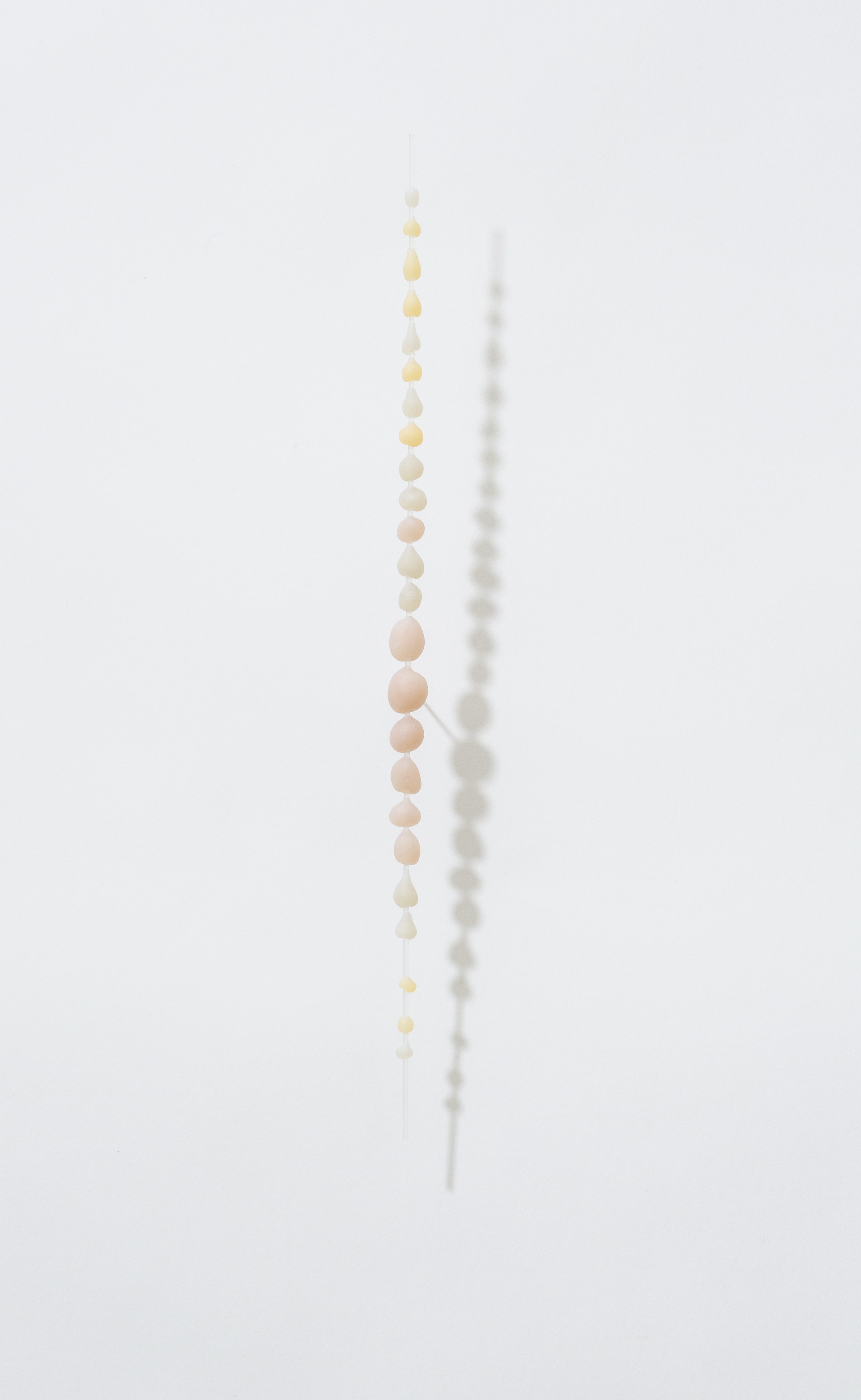  Soft Spot 2015 | polymer, ink, acrylic rod&nbsp;  12 ½”X ½” X ½”  