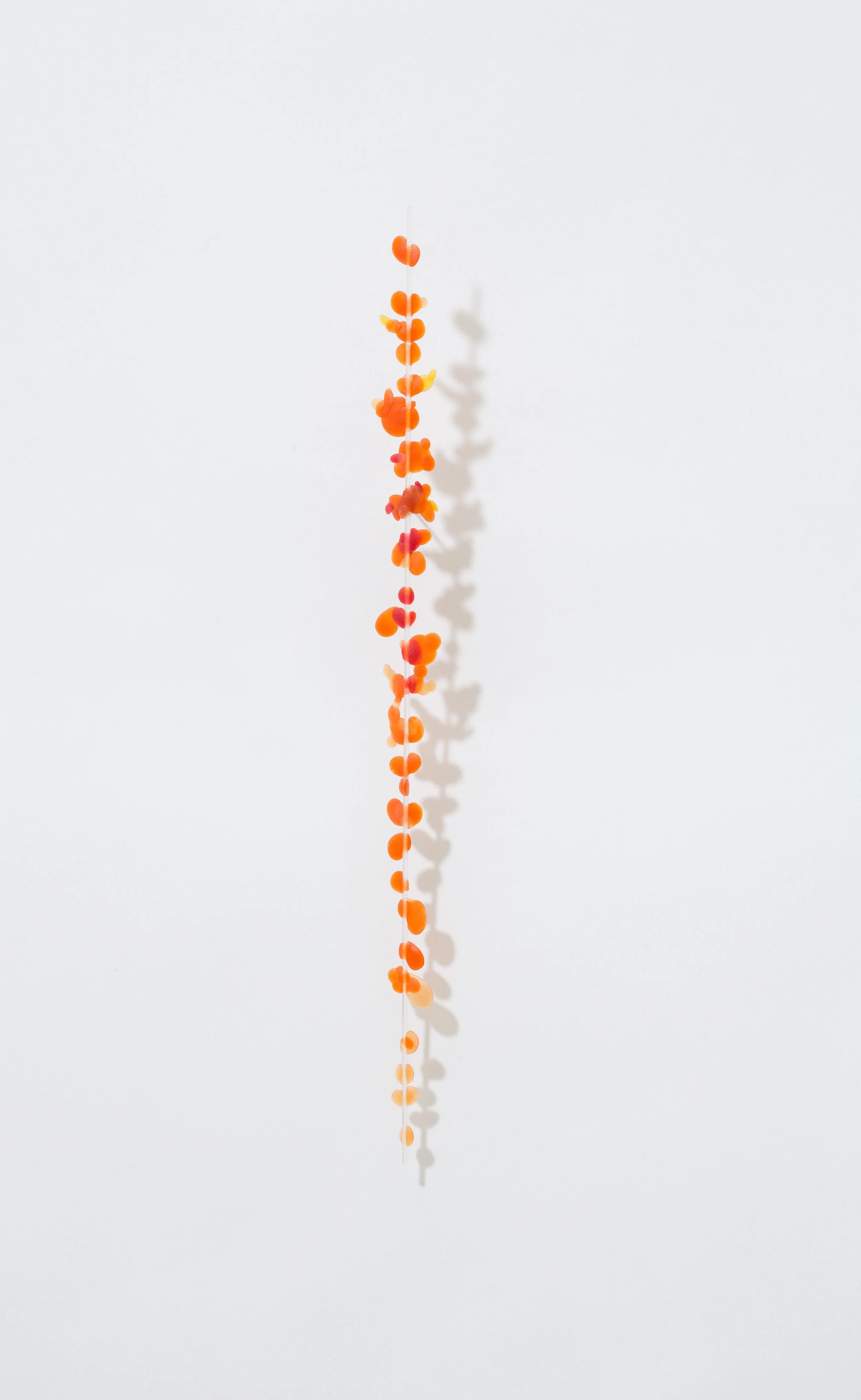  More Vermillion  2015 | polymer, ink, acrylic rod&nbsp;  12 ¼” X ¾” X 3/8”&nbsp;     