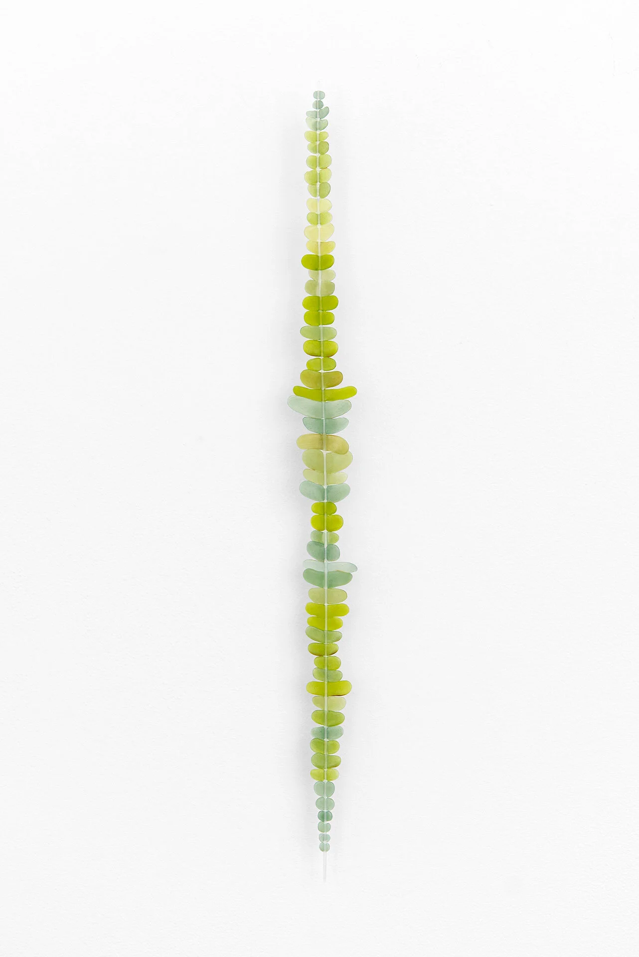  ThisGreen   2016 | polymer, ink and acrylic   14 x 1.5” 