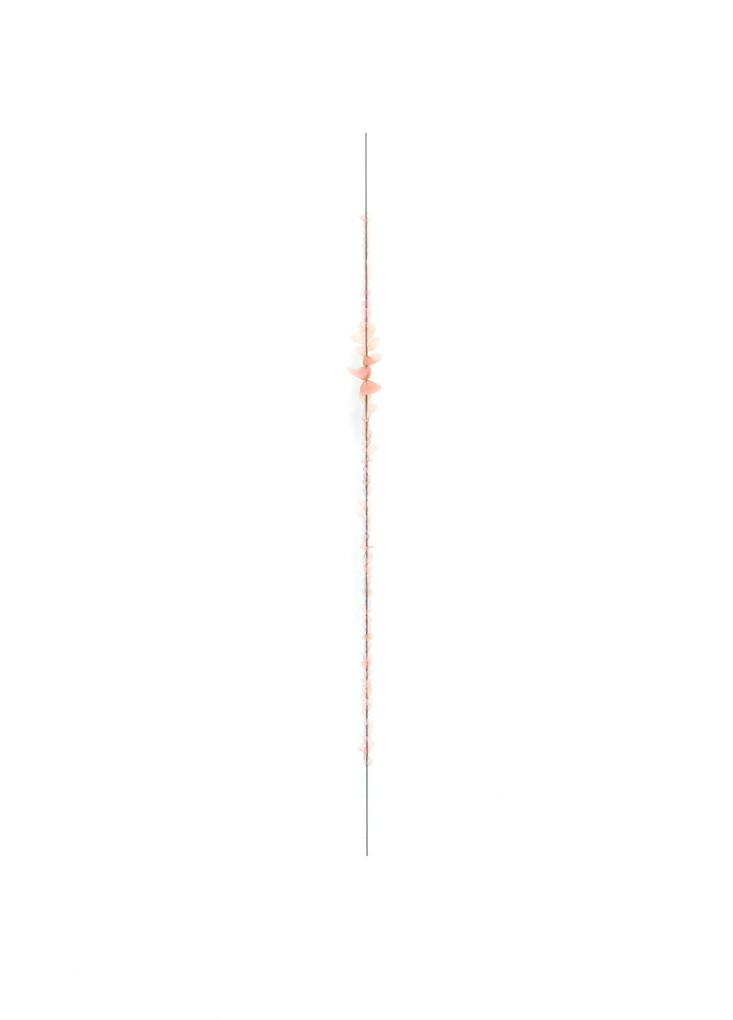  Petal 2020 | polymer, ink and steel   14 x .5” 