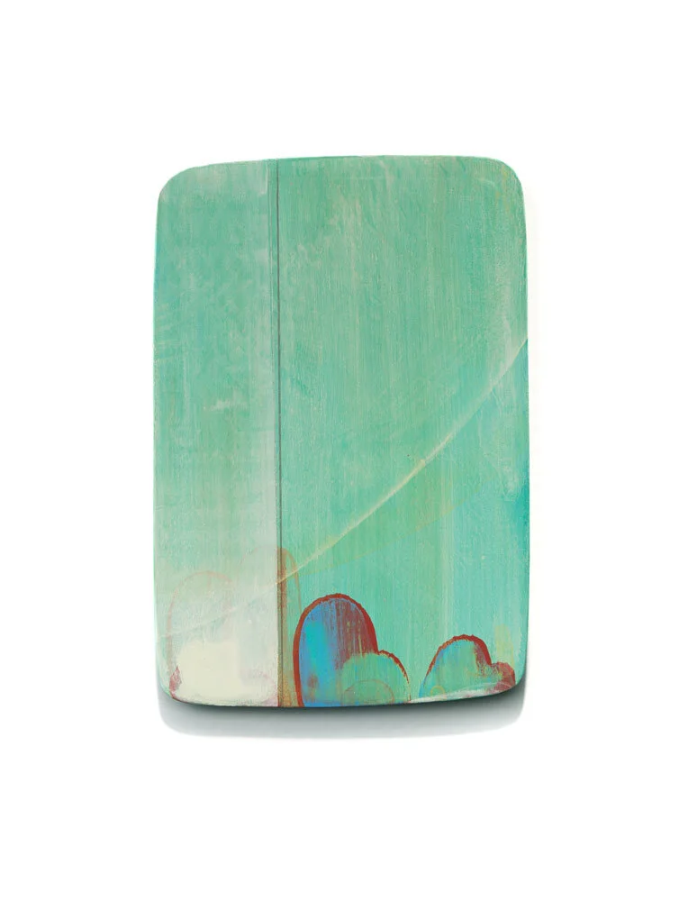  AXIS (SPD-34)   2018 | silverpoint and gouache on panel   4.25 X 3” 