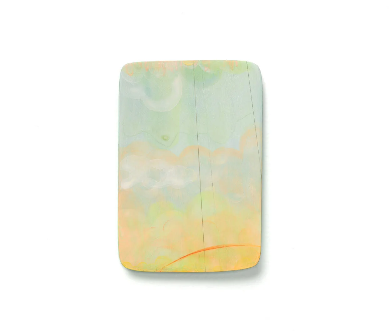  AXIS (SPD-73)   2018 | silverpoint and gouache on panel  4.5 X 3” 