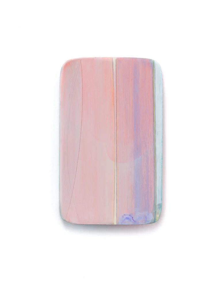  Untitled (CCF 19) 2021 | silverpoint, gold metal point and gouache on panel 4.5 X 2.5” 