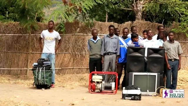 Backpack Cinema In Malawi