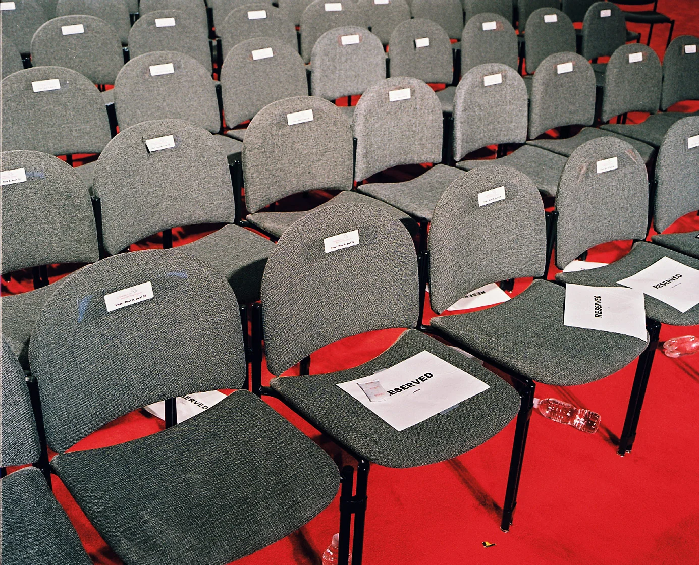 Audience seats. Photo by Harlan Erskine. 
