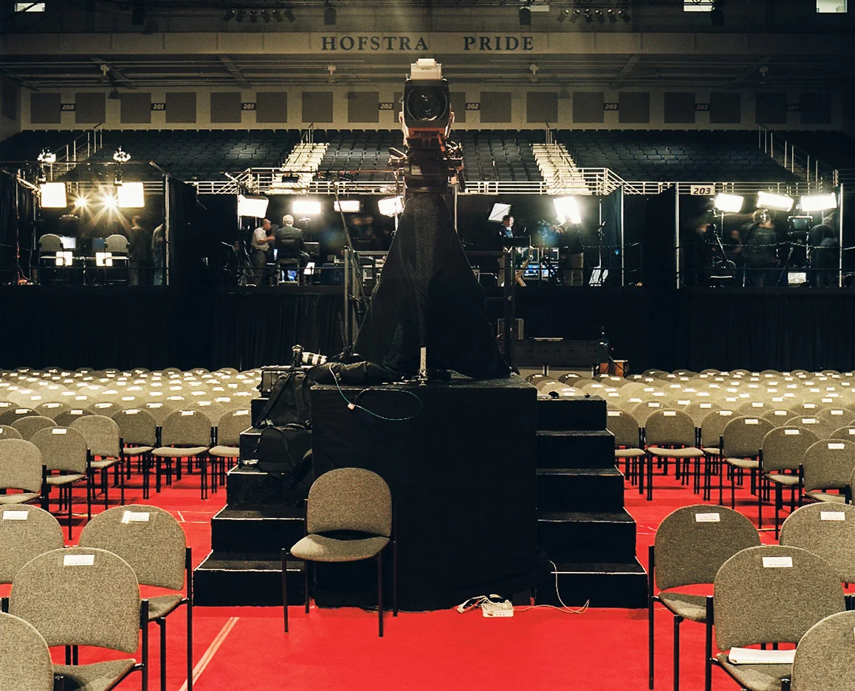 The debaters' view.