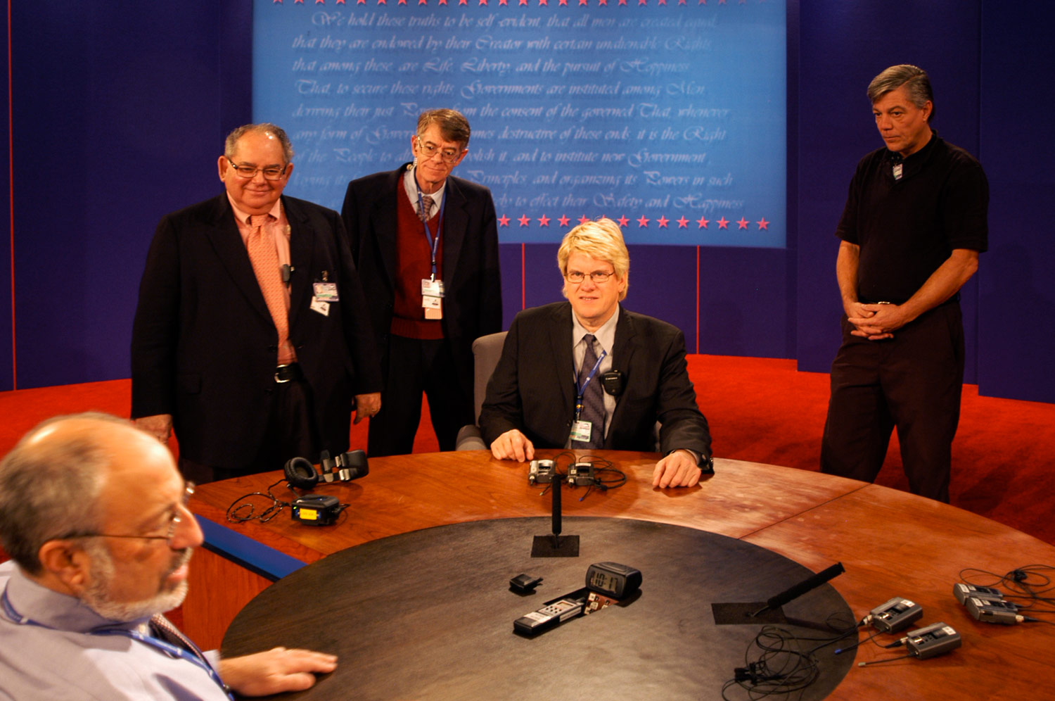 Setup discussion with Marty Slutsky, Larry Estrin, Steve Mendelshon, Steve Savanyu, and Russell Emery.