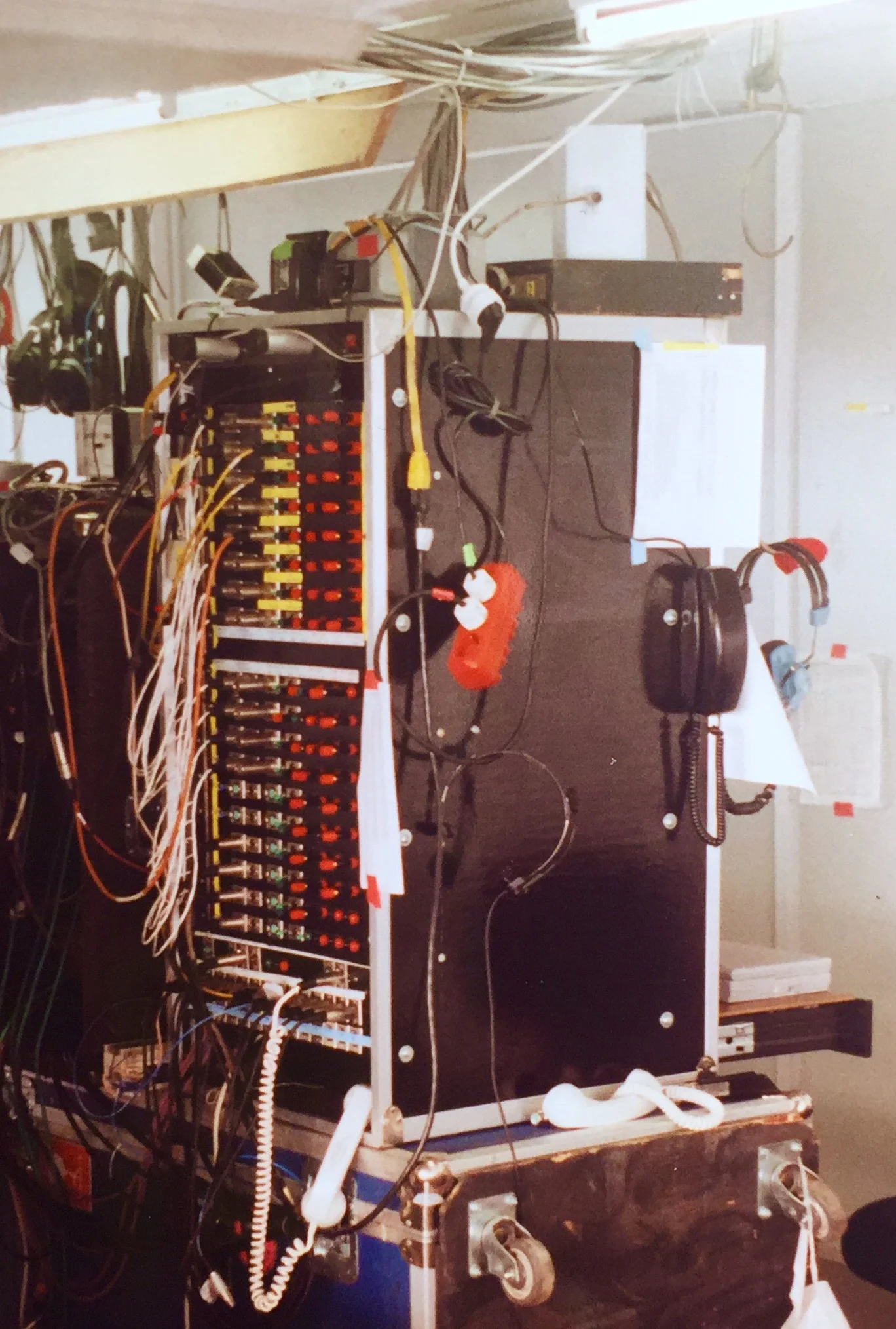 This is the rear of the Matrix system. Each 4-wire port had a selection of connectors to nterface as well as the relay outputs for every CCI-22