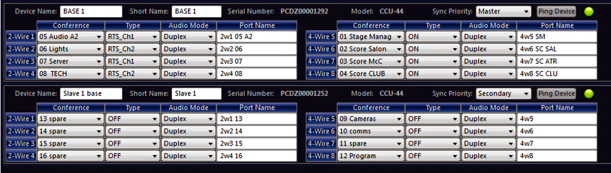 Since we have 2 Bases we can use all 4-wires and all 2-wires in the same system