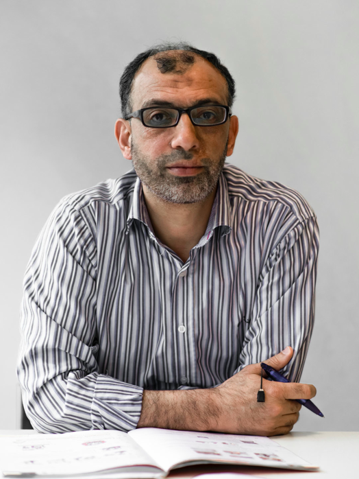 Zakaria, 50 Jahre alt, Homs, Syrien.