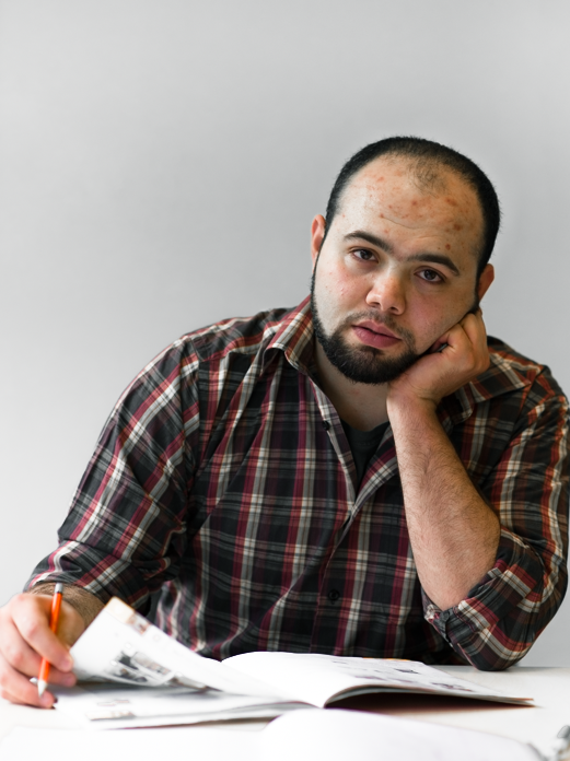 Aadam, 25 Jahre alt, Damaskus, Syrien.