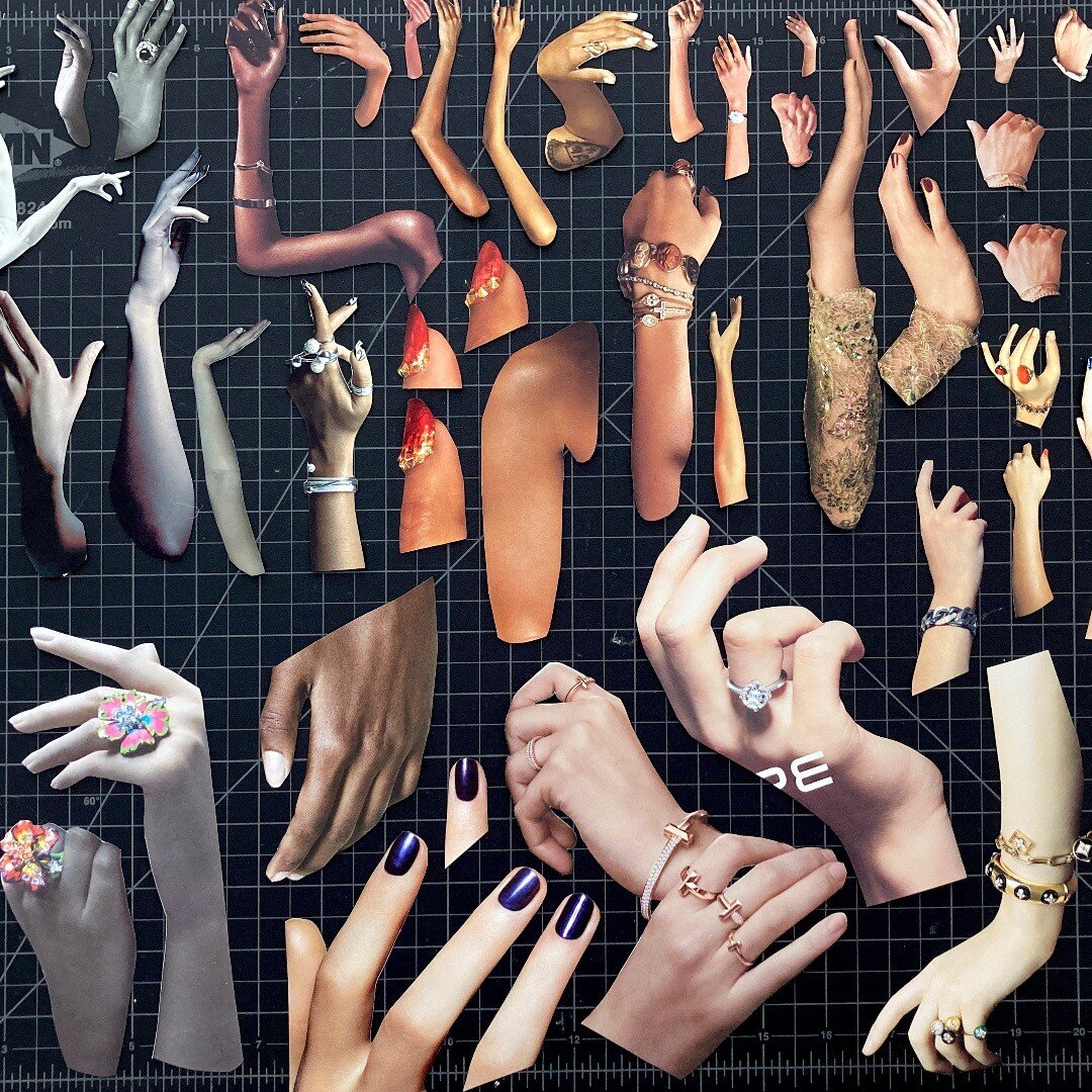 Collecting Hands For New Collage

✌🏻✌🏼✌🏽✌🏾✌🏿

#hands #pandemicart #analogcollage #collage #collage_creatives #collageart #collageartist #collageartistsoninstagram #collageartwork #collageclub #collagecollectiveco #collagemaker #collageoftheday #