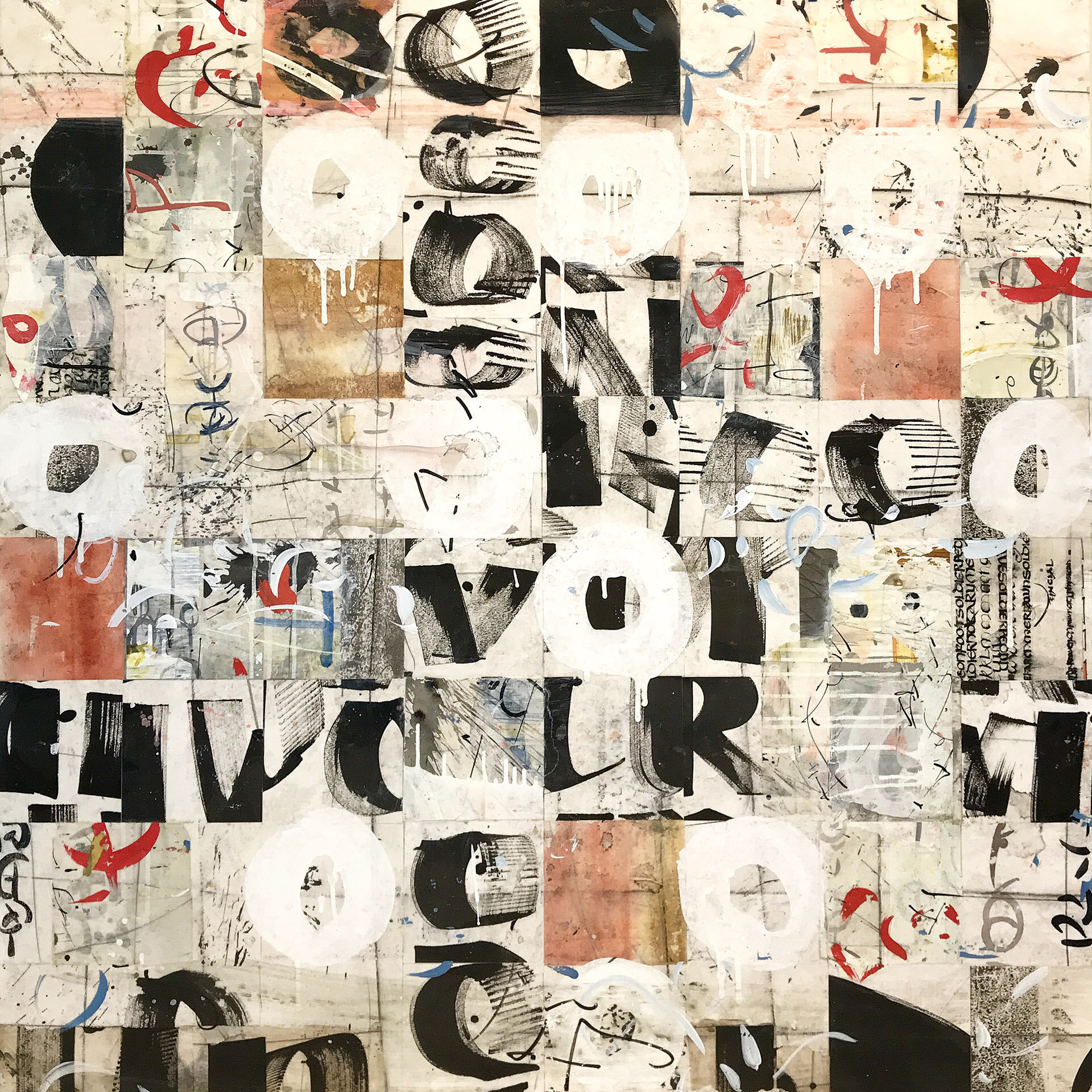 Hexagram XIV, 40" x 40", SOLD.
