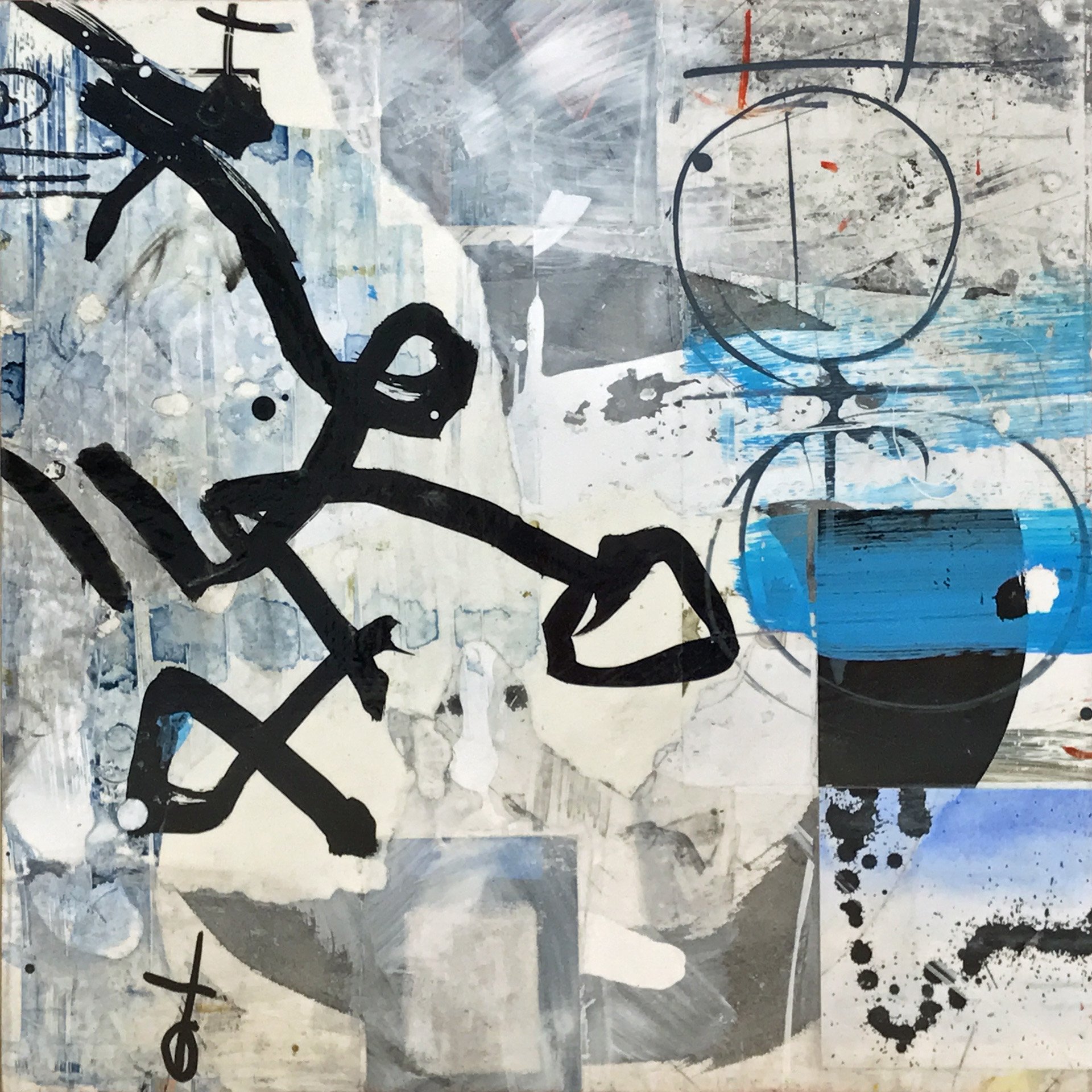 Blue Notebooks III, 20" x 20".