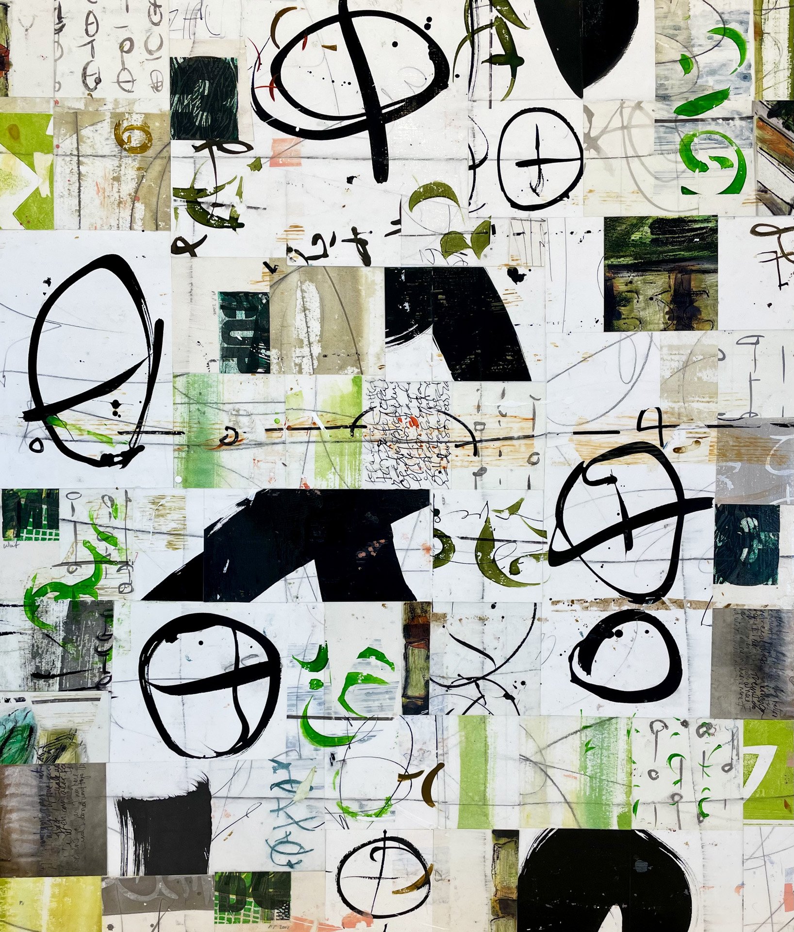 Three Steps Around the Maypole, 42" x 36".