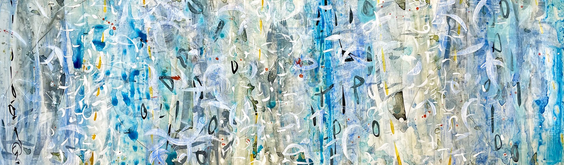 Agua Fria, 60" x 18".